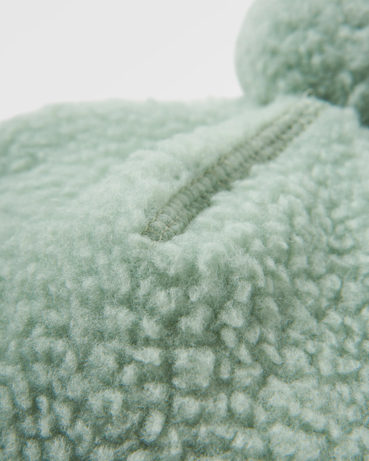 Snow Sherpa Beanie - Pistachio - Flatlay