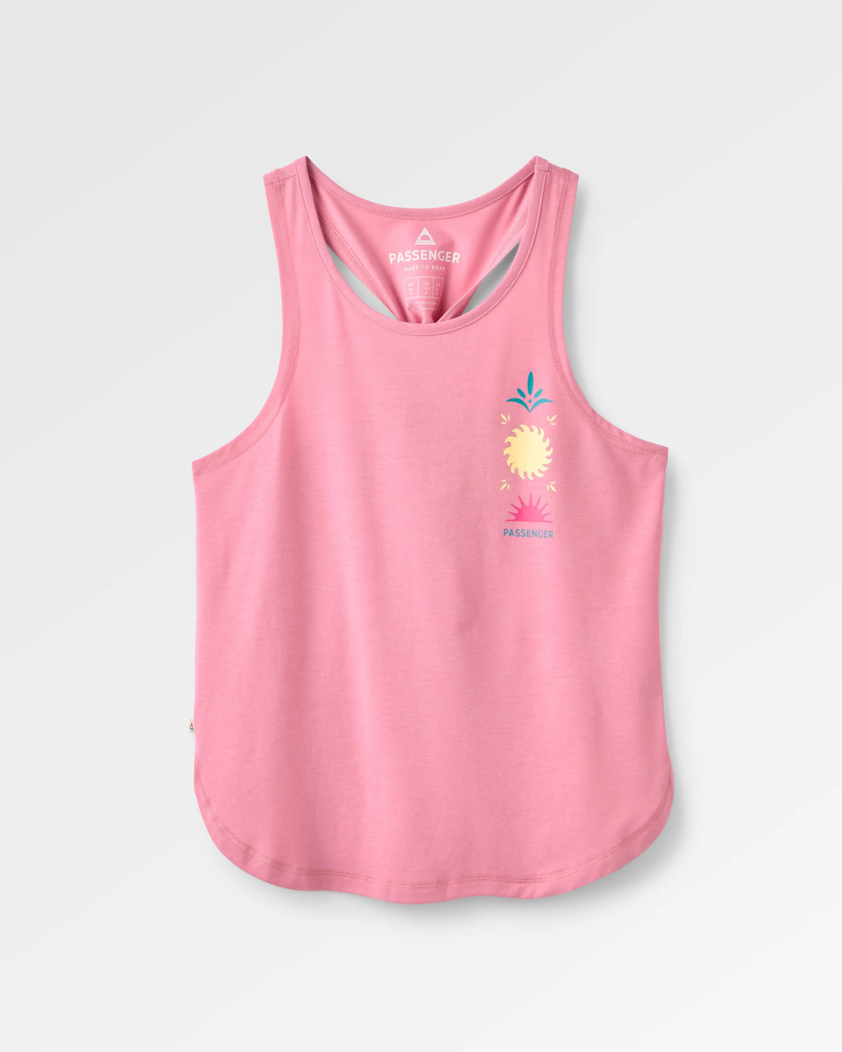 Zenith Drirelease® Active Vest - Pink Rose - Flatlay