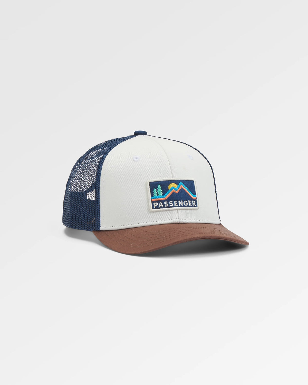 Made To Roam Mesh Snapback Cap - Rich Navy/Rubber - Flatlay