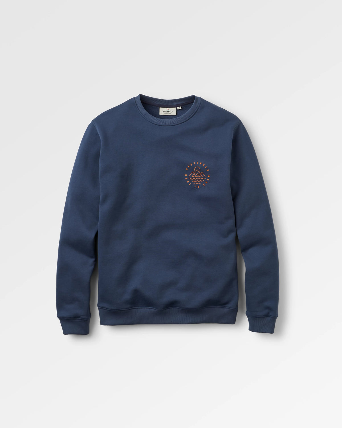 Escapism Regular Fit Sweatshirt - Rich Navy - Flatlay