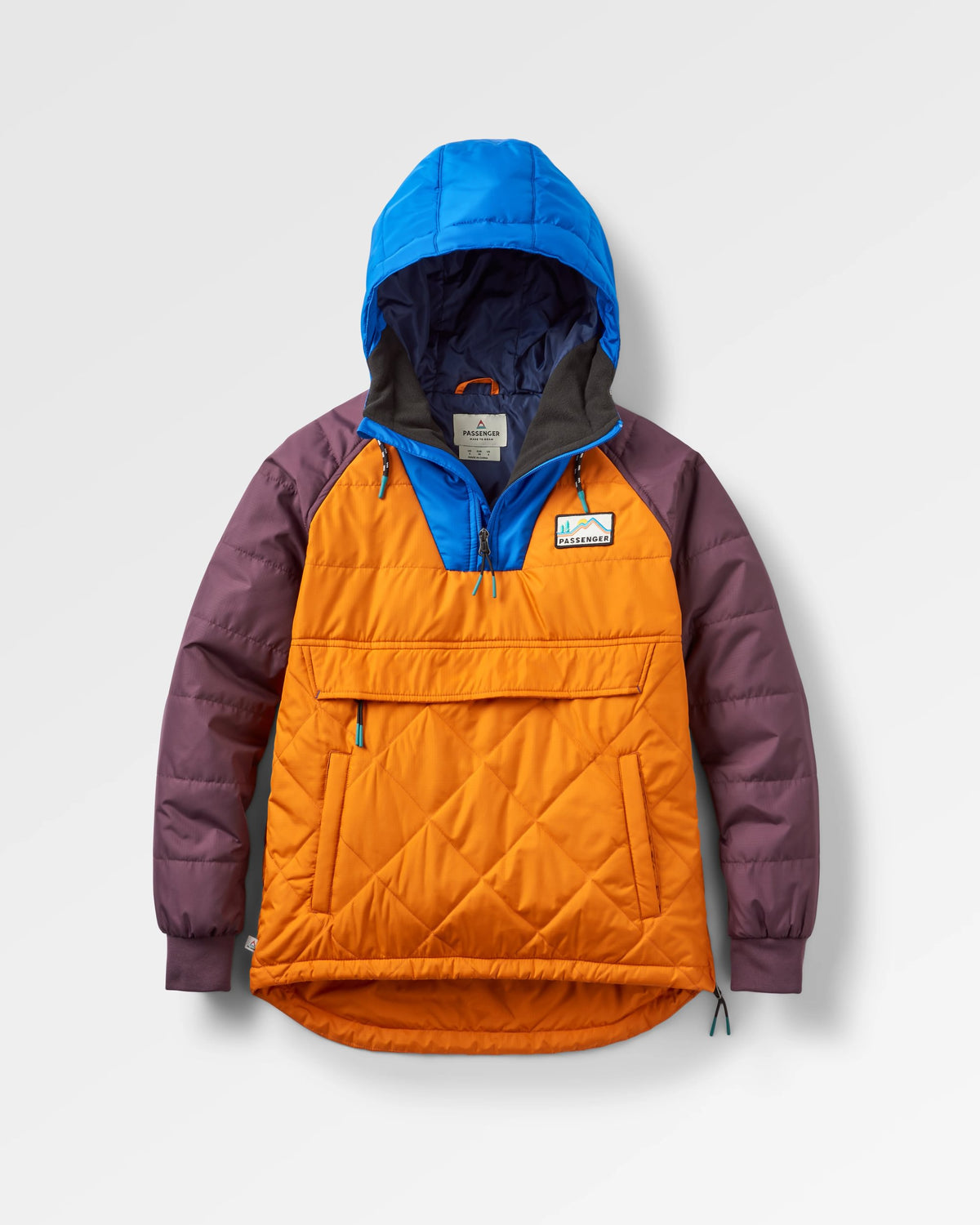 Ocean Insulated Anorak - Sunrise Orange - Flatlay