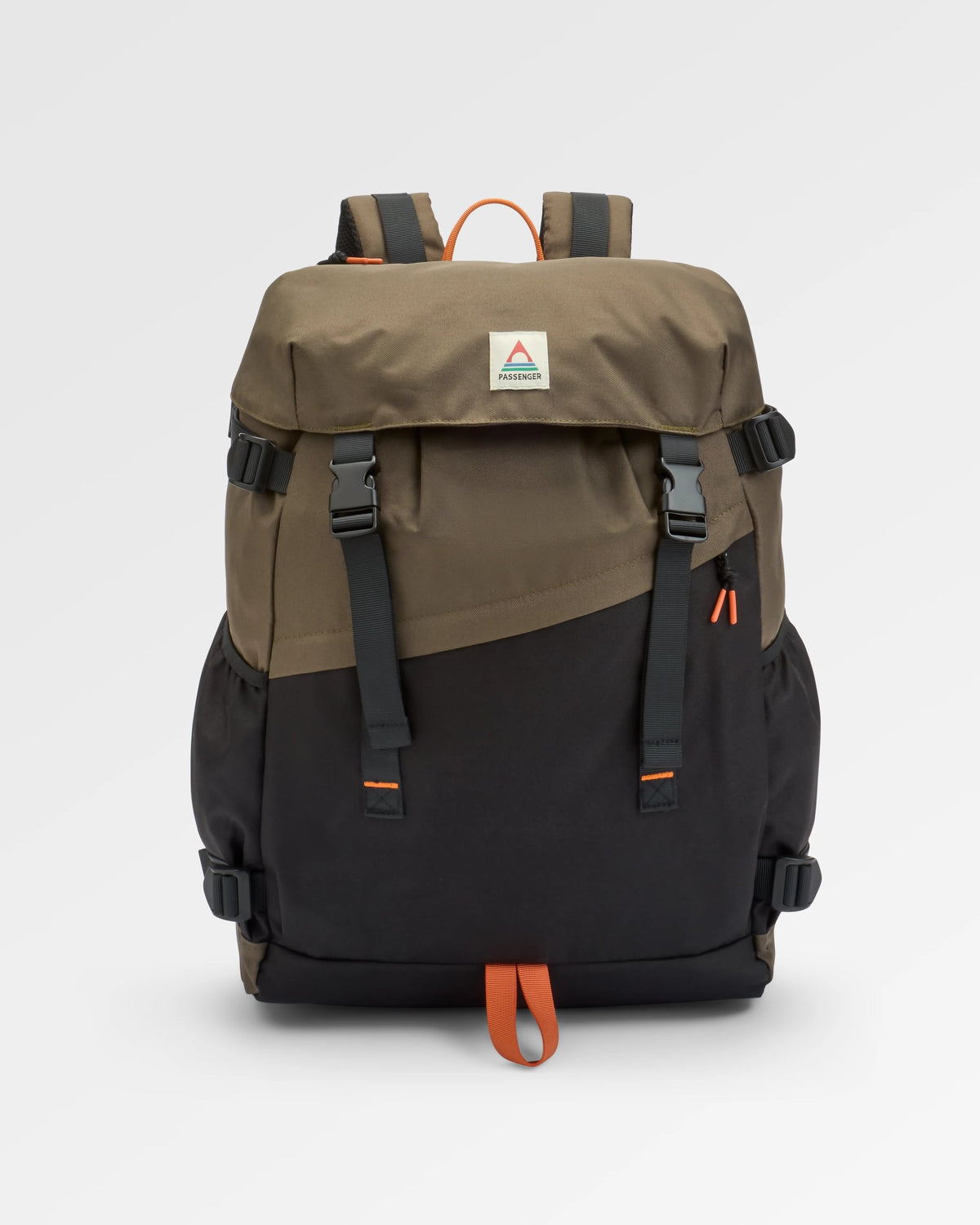 Boondocker 32L Backpack - True Black/ Khaki - Flatlay