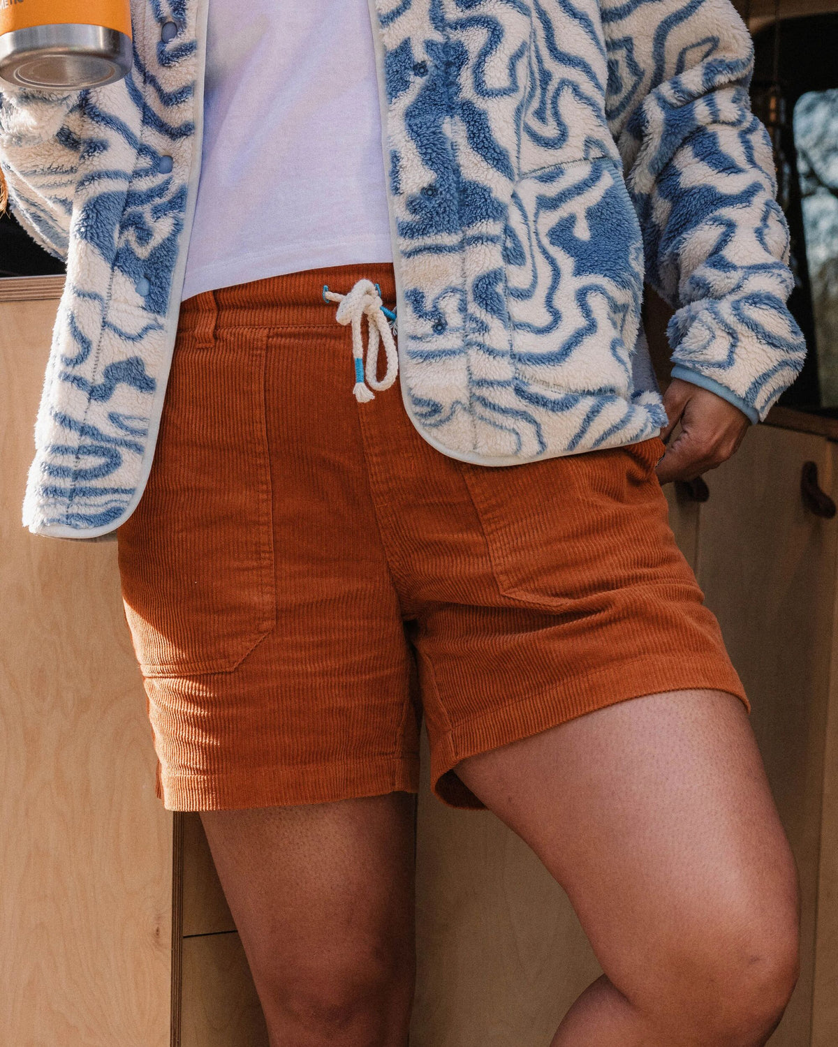 Avian Cord Short - Sunset Orange - Lifestyle