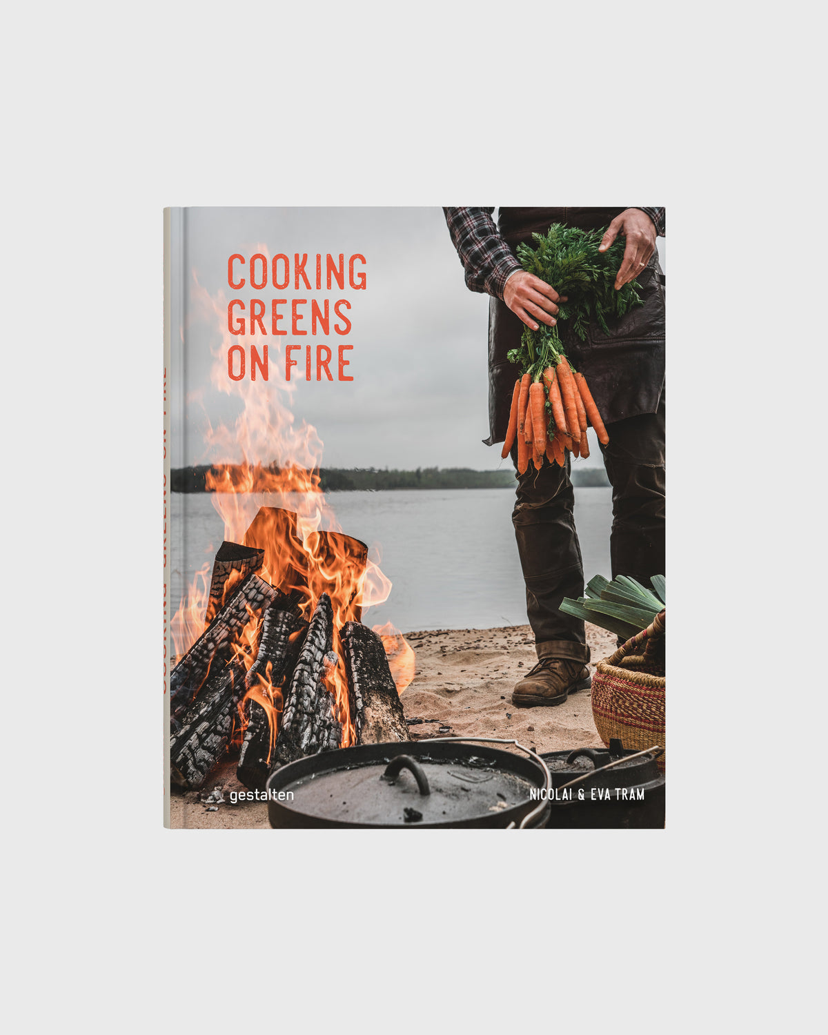 Cooking Greens On Fire - Flatlay
