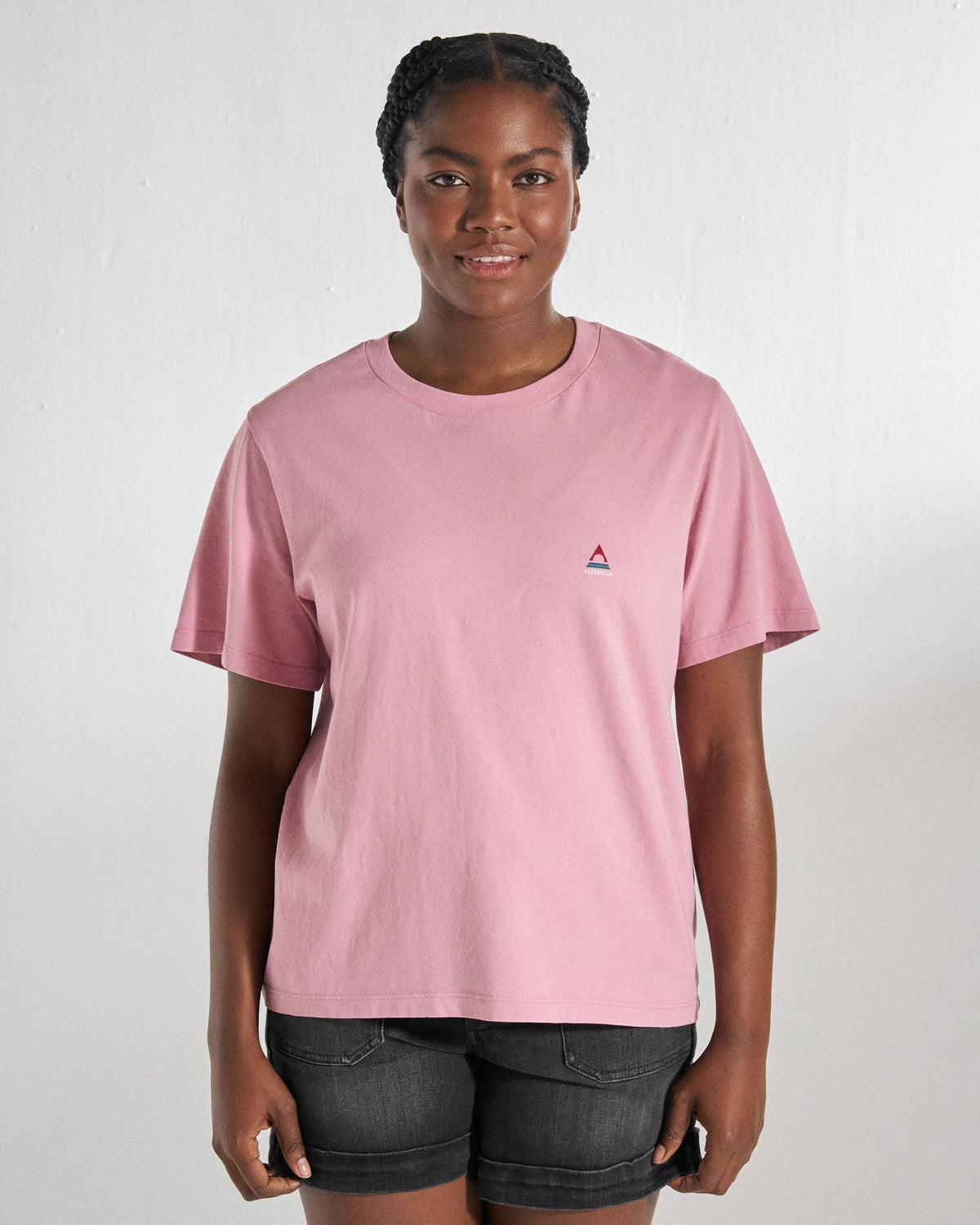 Classic T-Shirt - Pink Haze - Studio Model