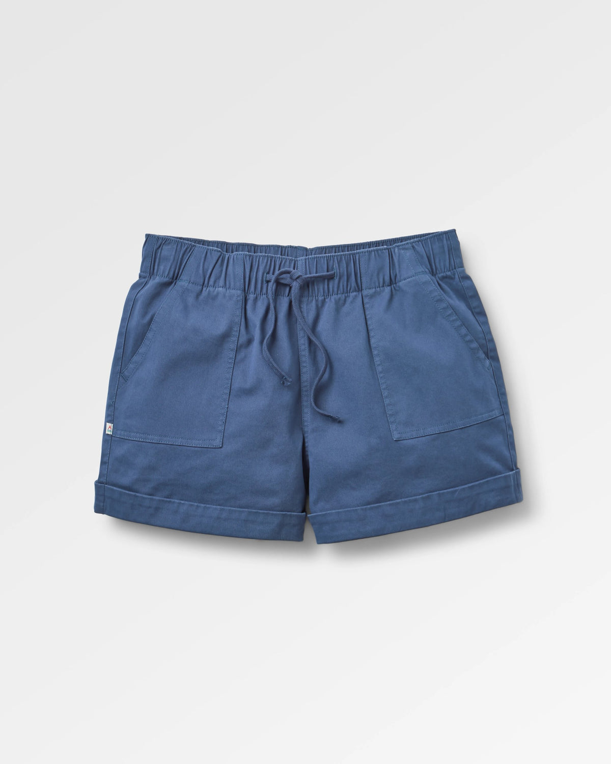 Carriso Cotton Short - Dark Denim - Flatlay