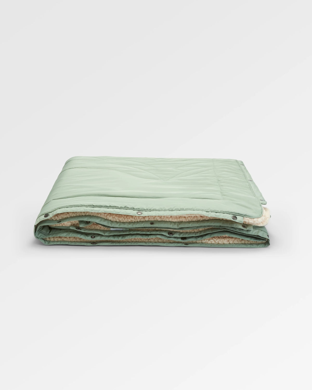 Cabin Sherpa Blanket - Pistachio - Flatlay