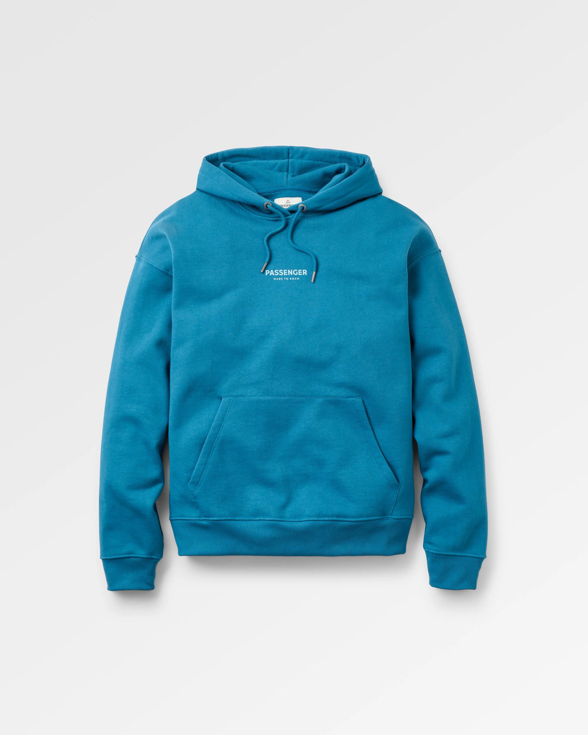 Passenger Relaxed Fit Hoodie - Tidal Blue - Flatlay