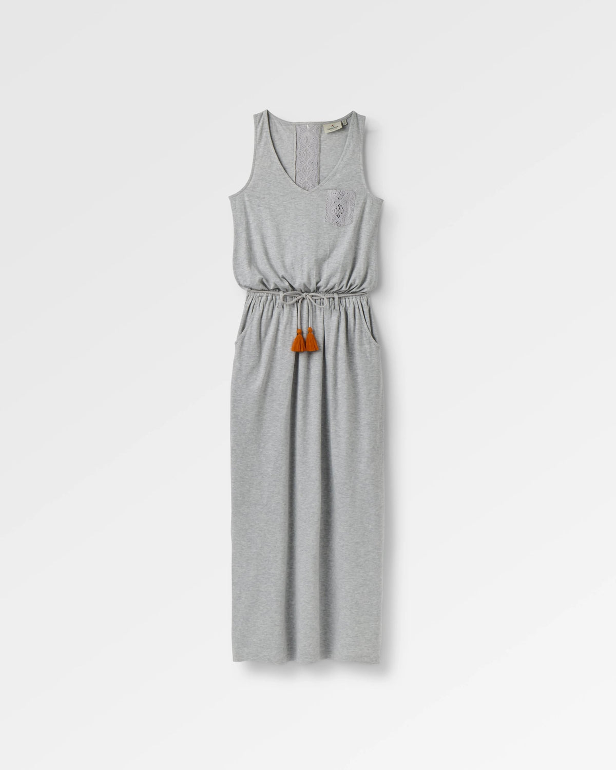 Rivergate Maxi Dress - Grey Marl - Flatlay