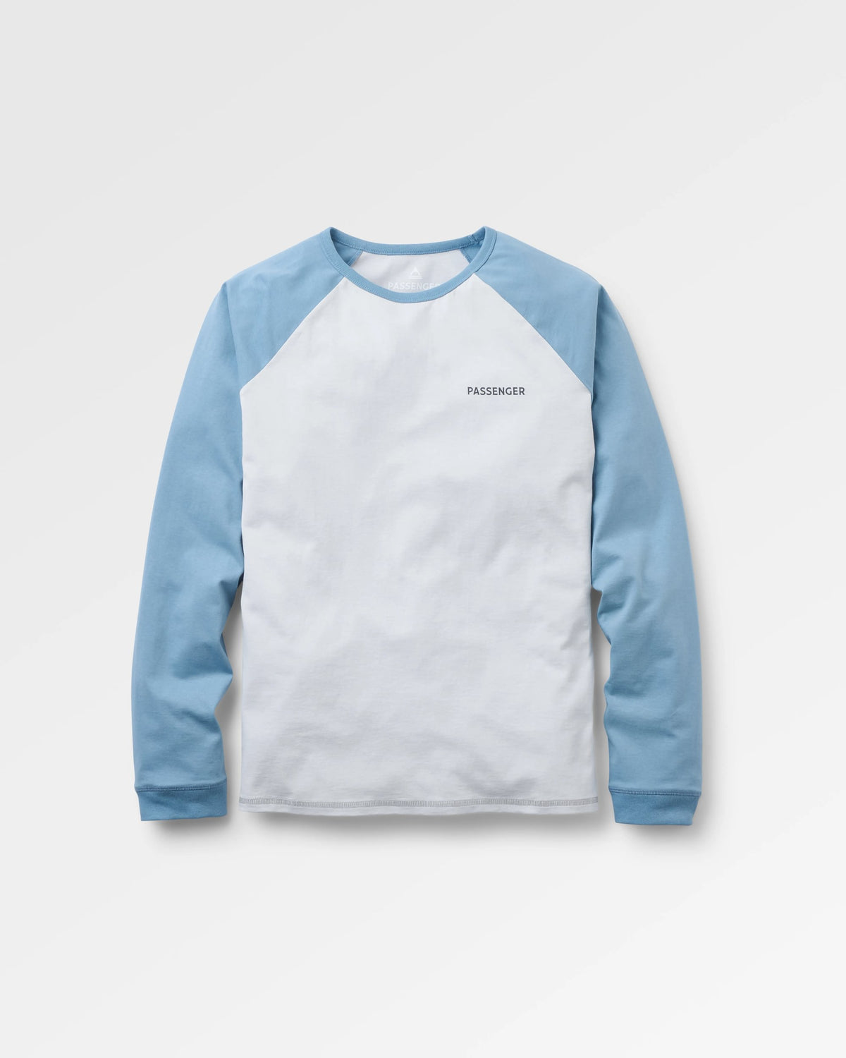 Roamer Raglan LS T-Shirt - Grey Blue - Flatlay