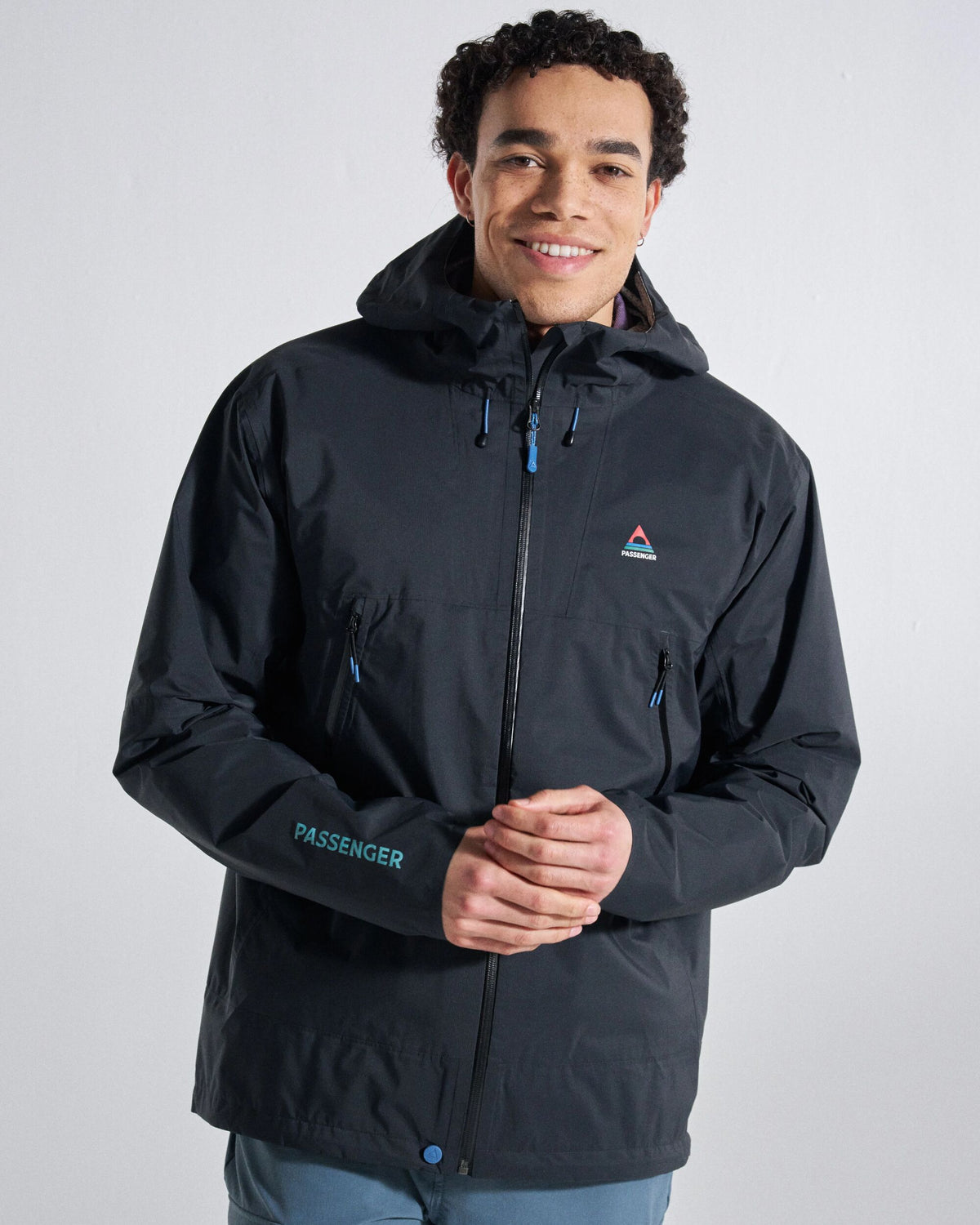 Trailscape Light Men's Waterproof Jacket - Black - Studio Model