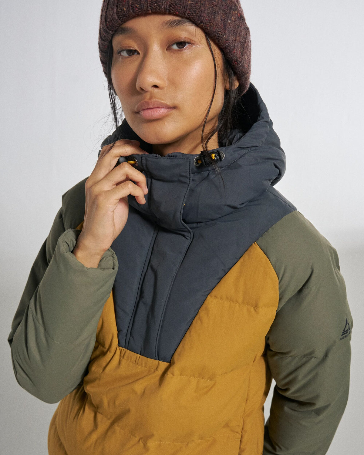 Ocean Heavyweight Insulated Anorak - Dusty Ochre - Studio Model