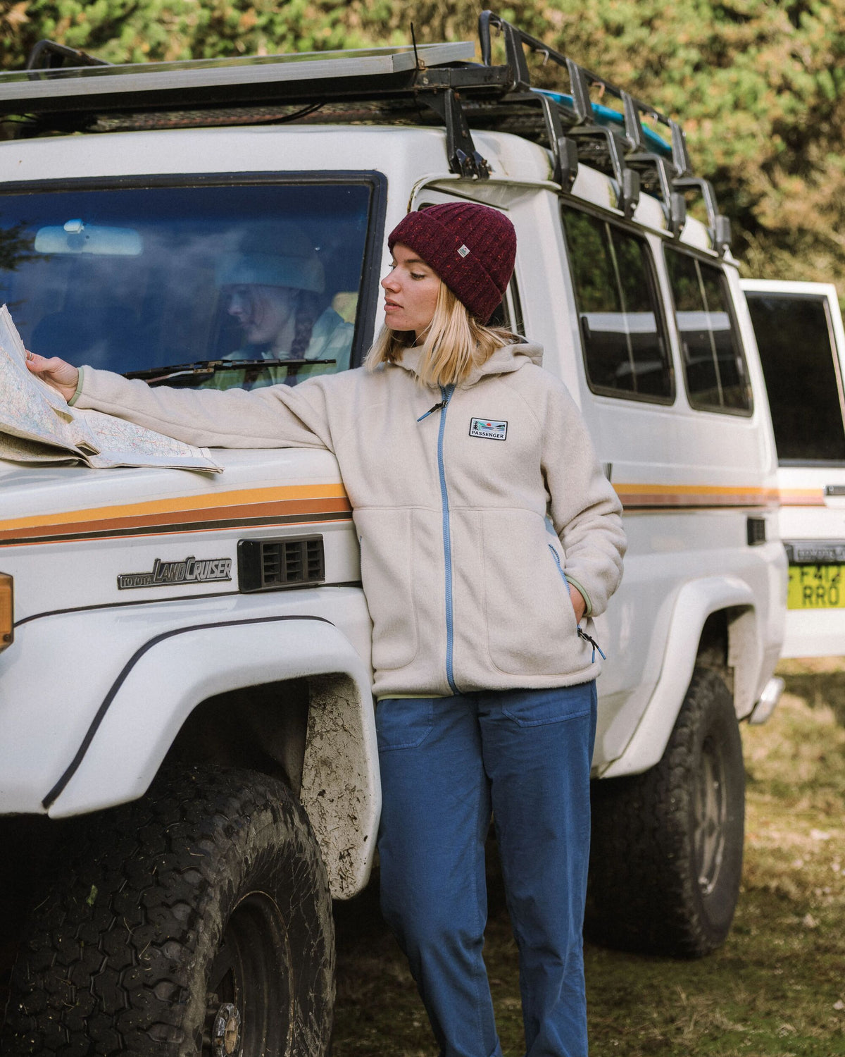 North Coast Vista Full Zip Sherpa Fleece - Oatmeal - Lifestyle