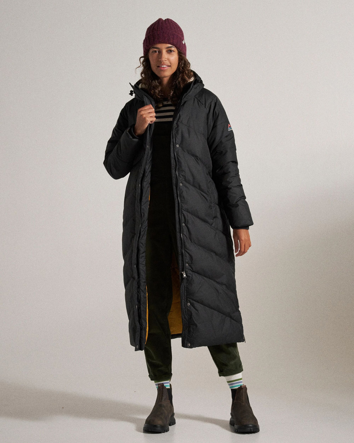 Tasman Long Insulated Jacket - Black - Studio Model