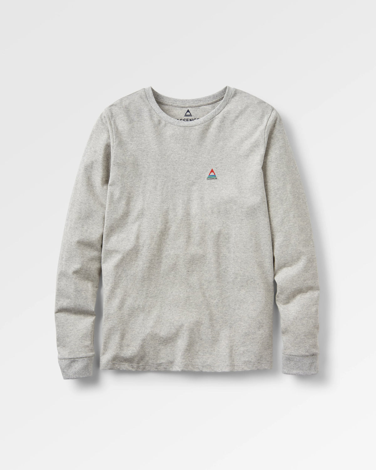Classic LS T-Shirt - Mid Grey Marl - Flatlay