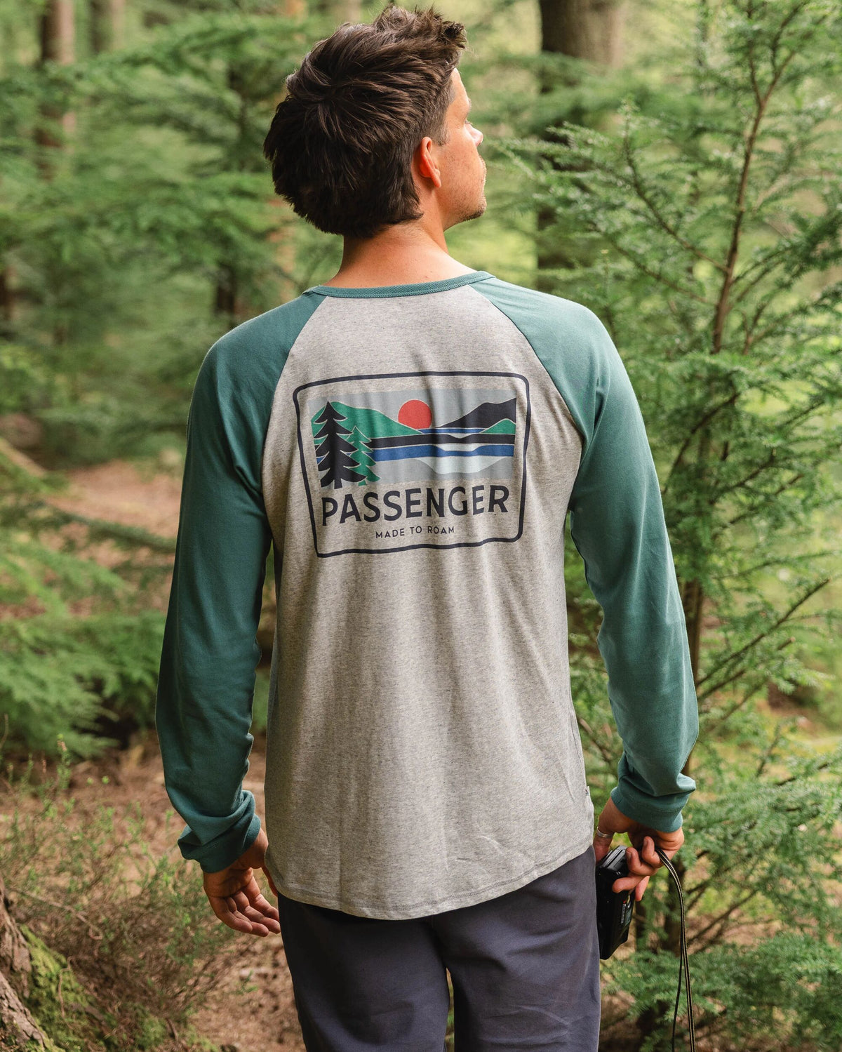 Roamer Raglan LS T-Shirt - Grey Marl - Lifestyle