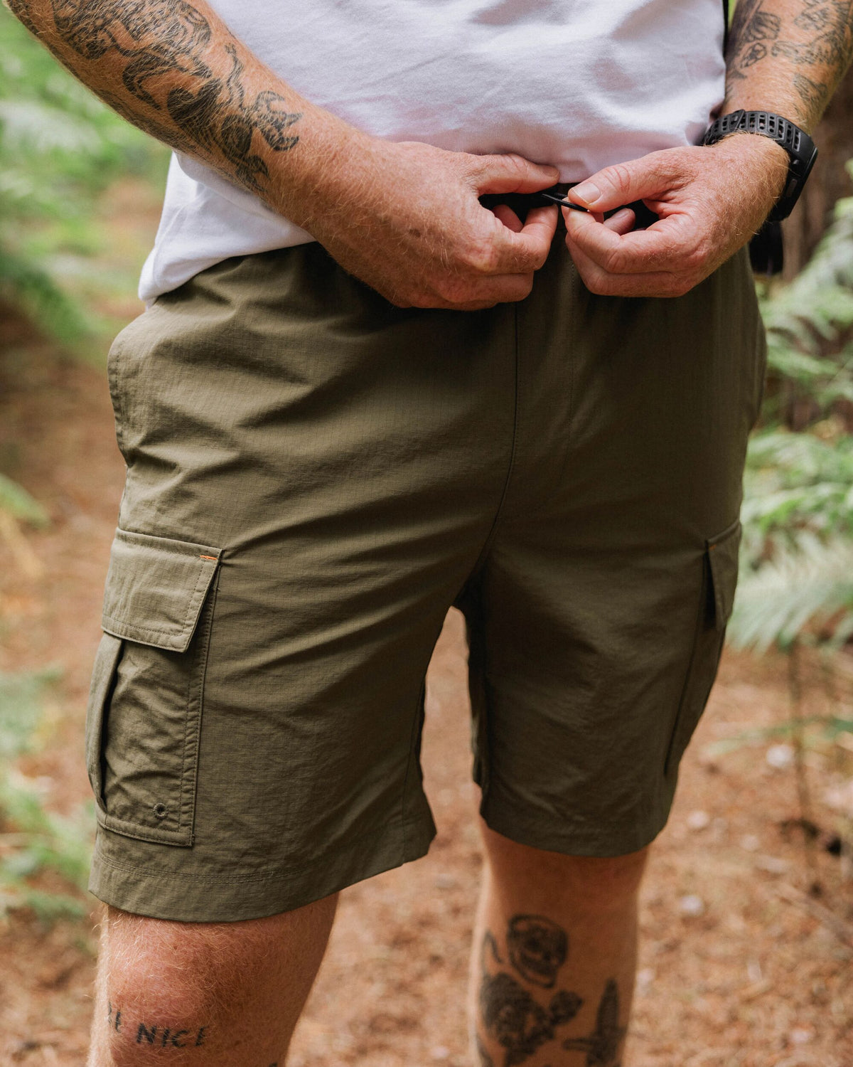 Seek Out Ripstop Short - Khaki - Lifestyle