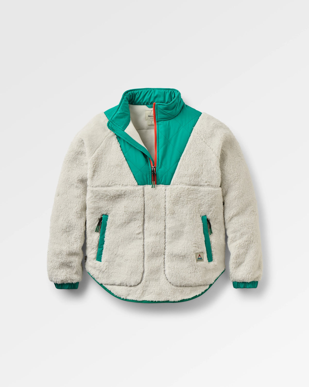 Beaumont Sherpa Hoodless Fleece - Dawn Grey - Flatlay