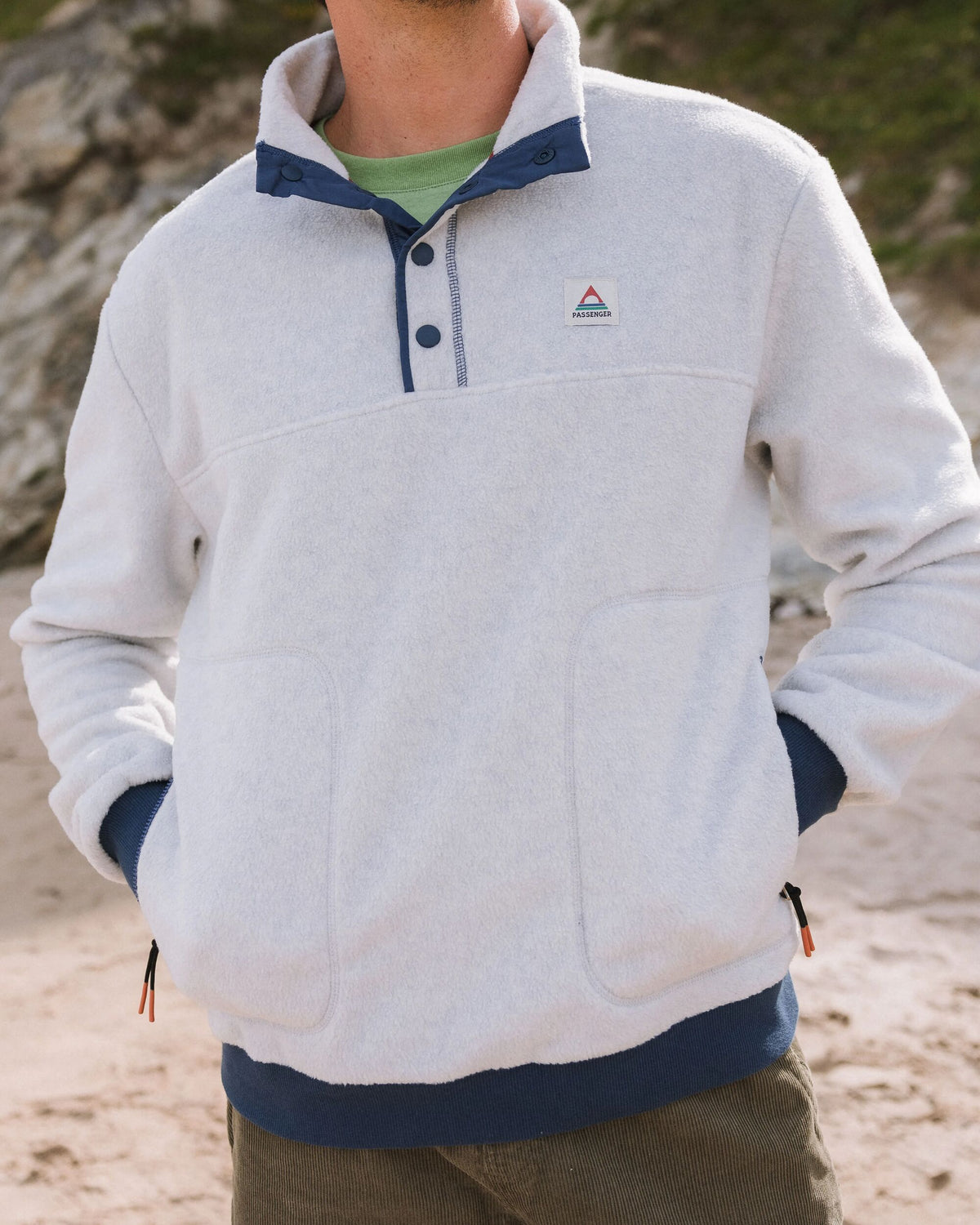 Take It Easy Polar Fleece - Grey Marl - Lifestyle