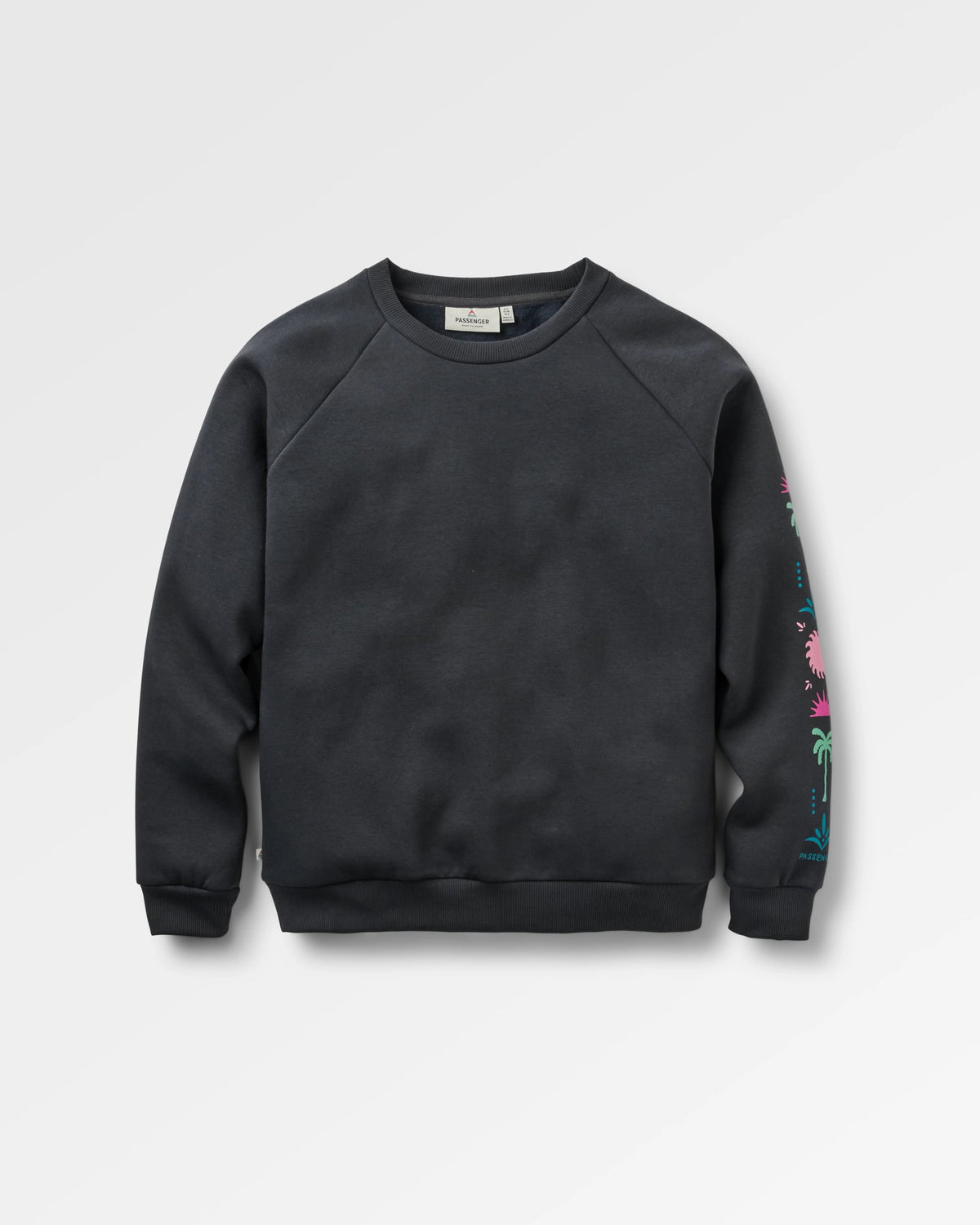 Stack Sweatshirt - Faded Black - Flatlay