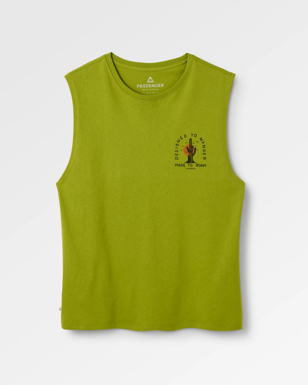 Men's Explore Vest - Tea Green - Flatlay