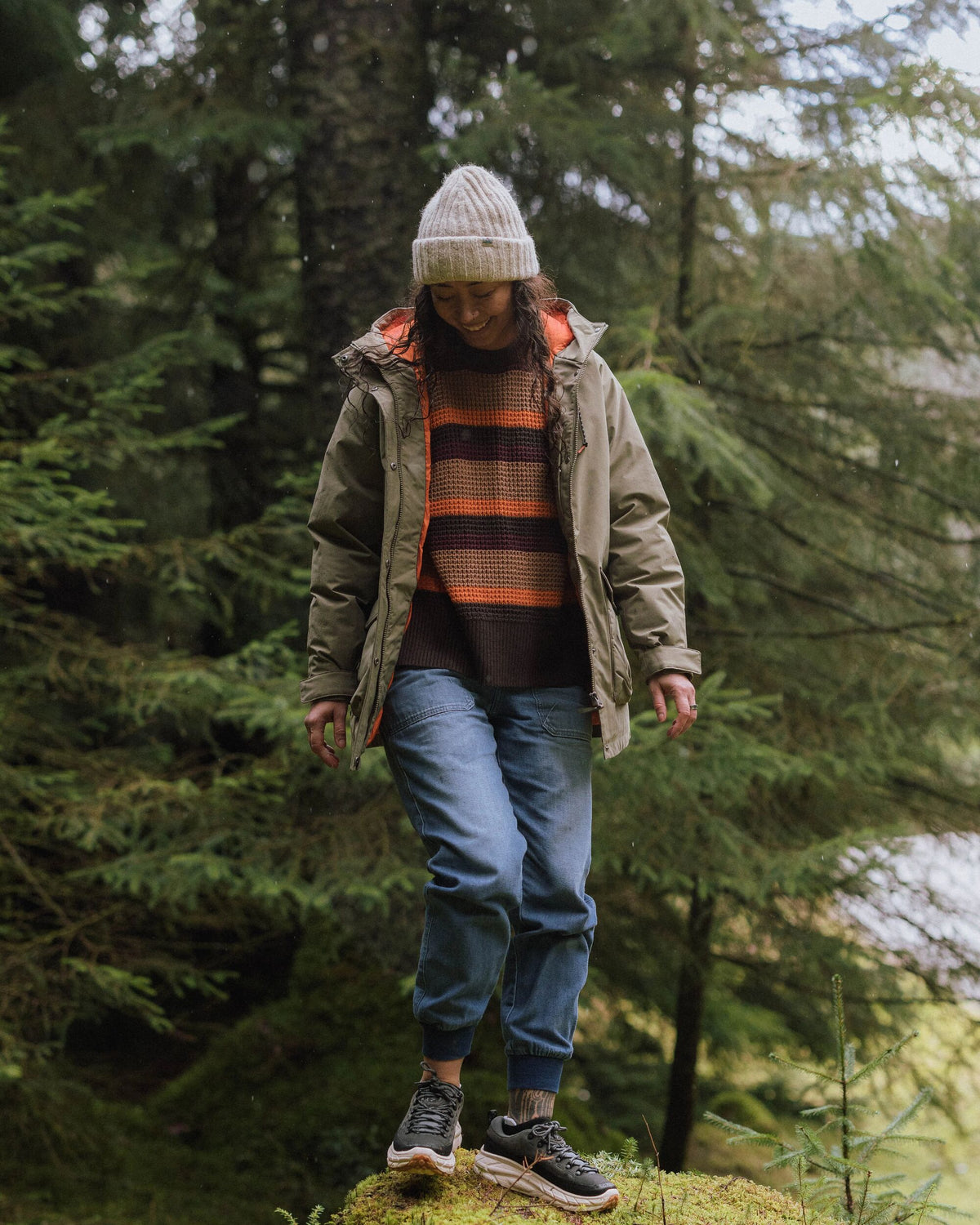 Alaska Insulated Parka - Dusty Olive - Lifestyle