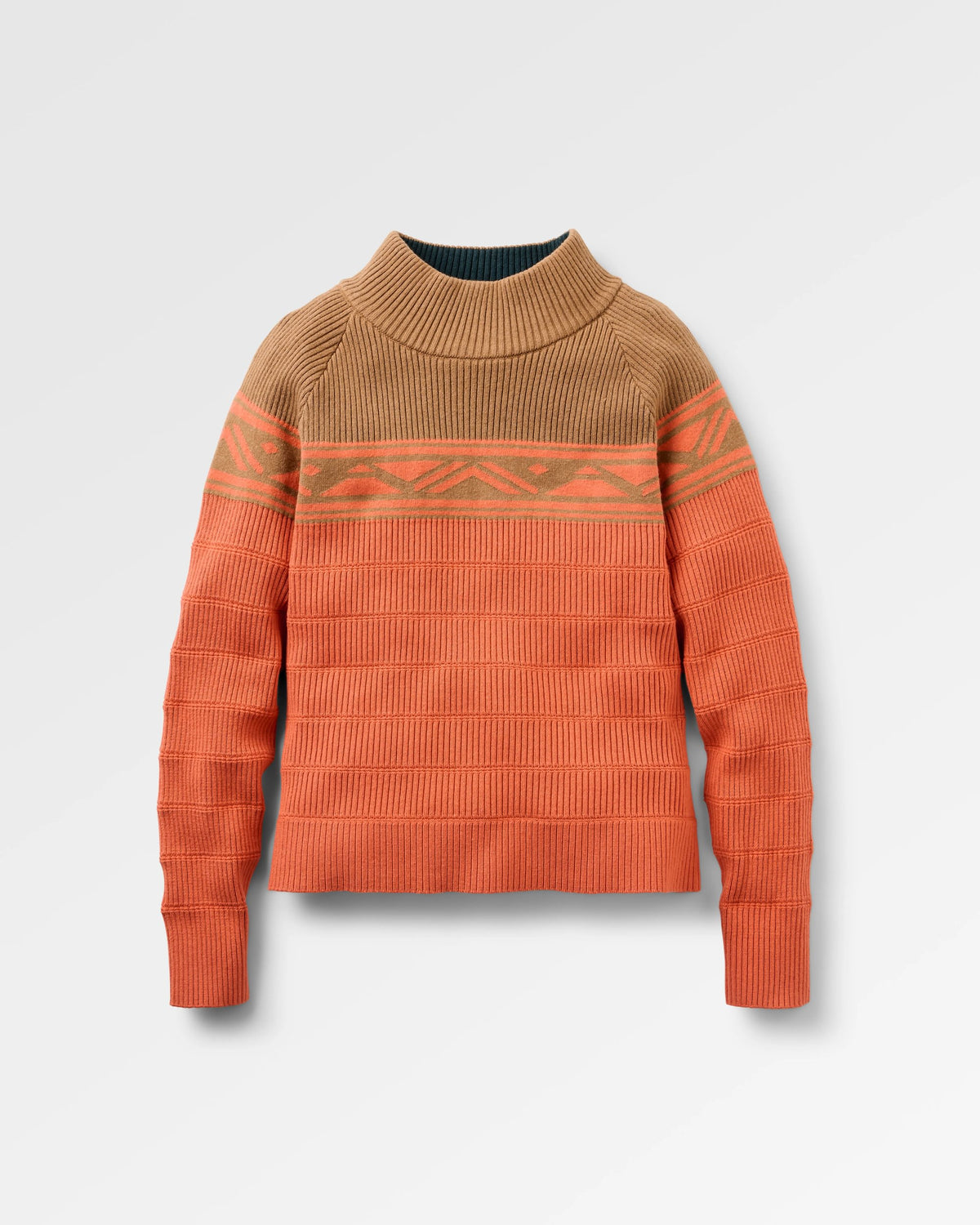 Nurture Cotton Jumper - Toffee - Flatlay