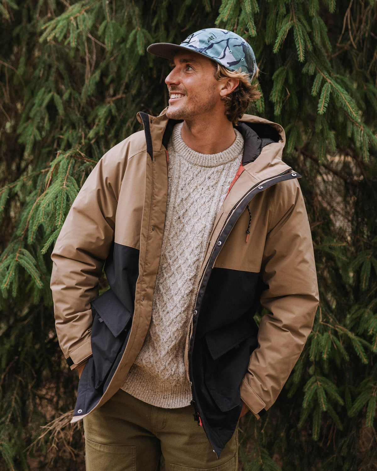 Baltic Insulated Parka - Caramel/Black - Lifestyle