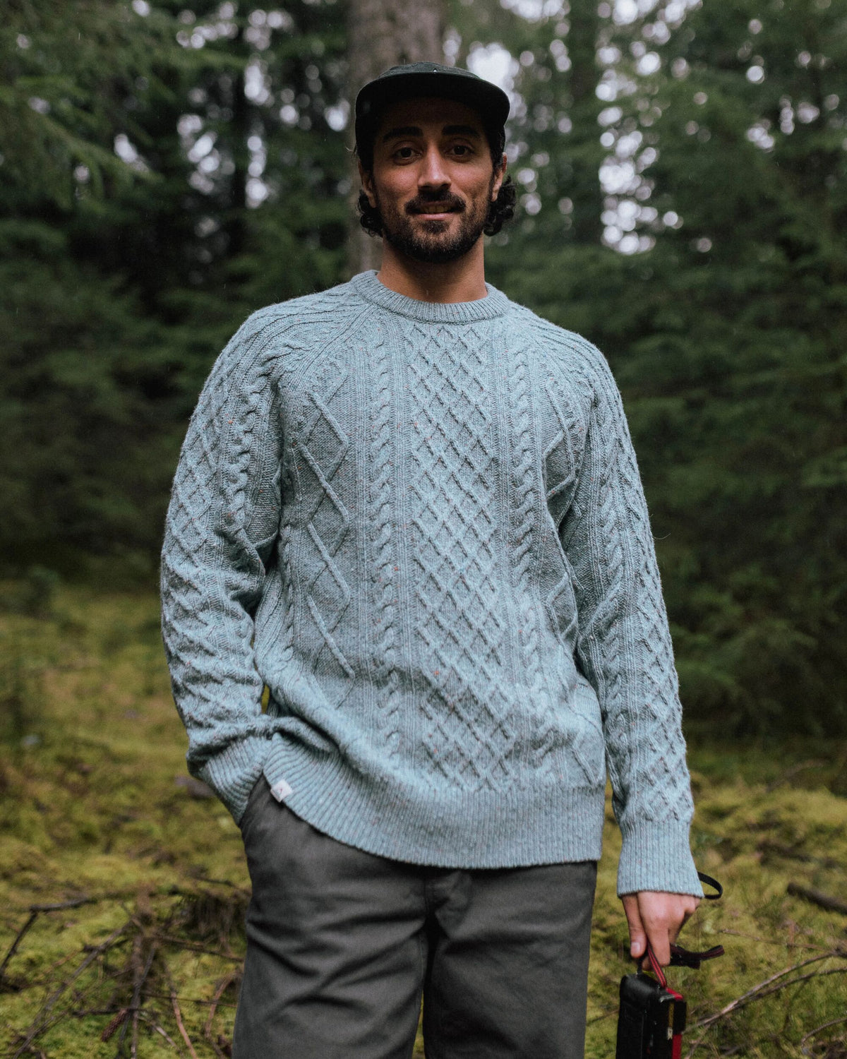 Sandbar Merino Blend Knitted Jumper - Arctic - Lifestyle