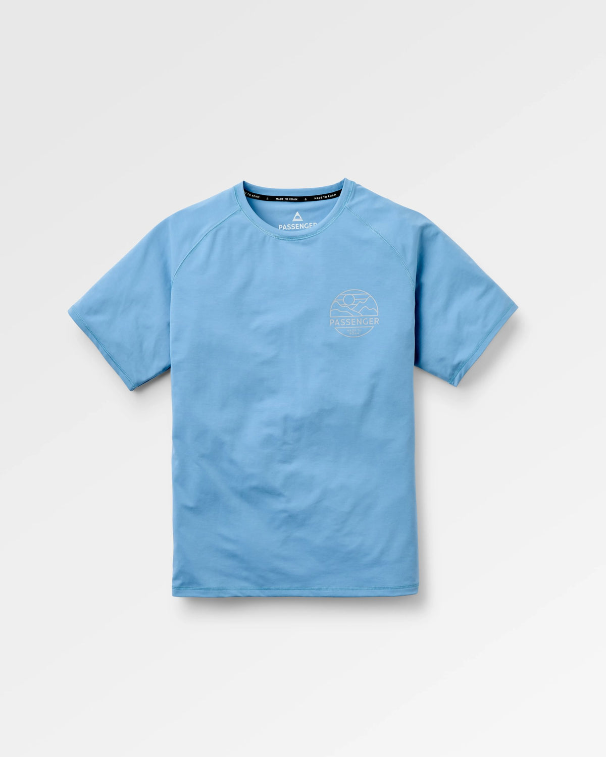 Sedona Drirelease® Active T-Shirt - Faded Denim - Flatlay