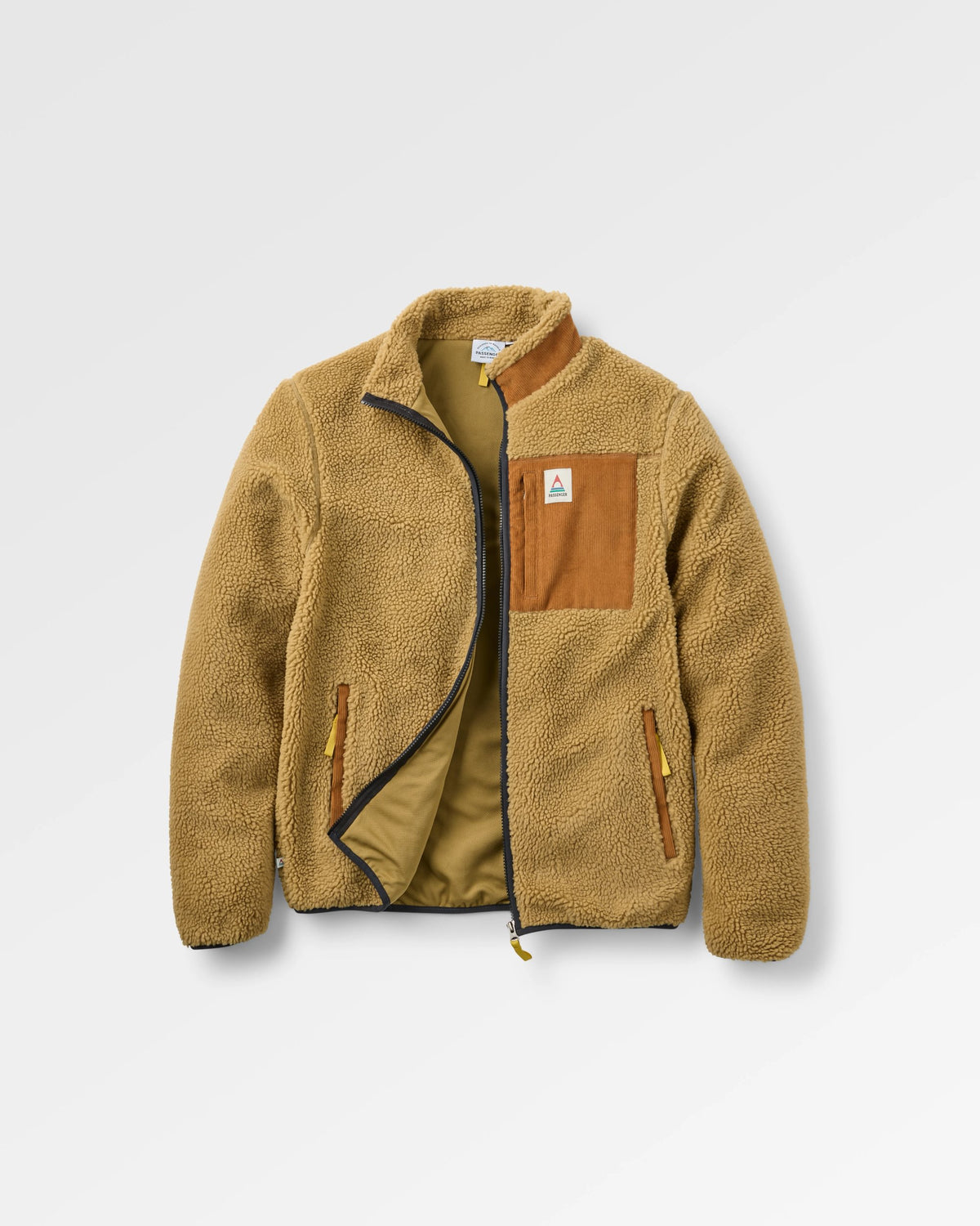 Trekker Deep-Pile Sherpa Fleece - Biscuit - Flatlay