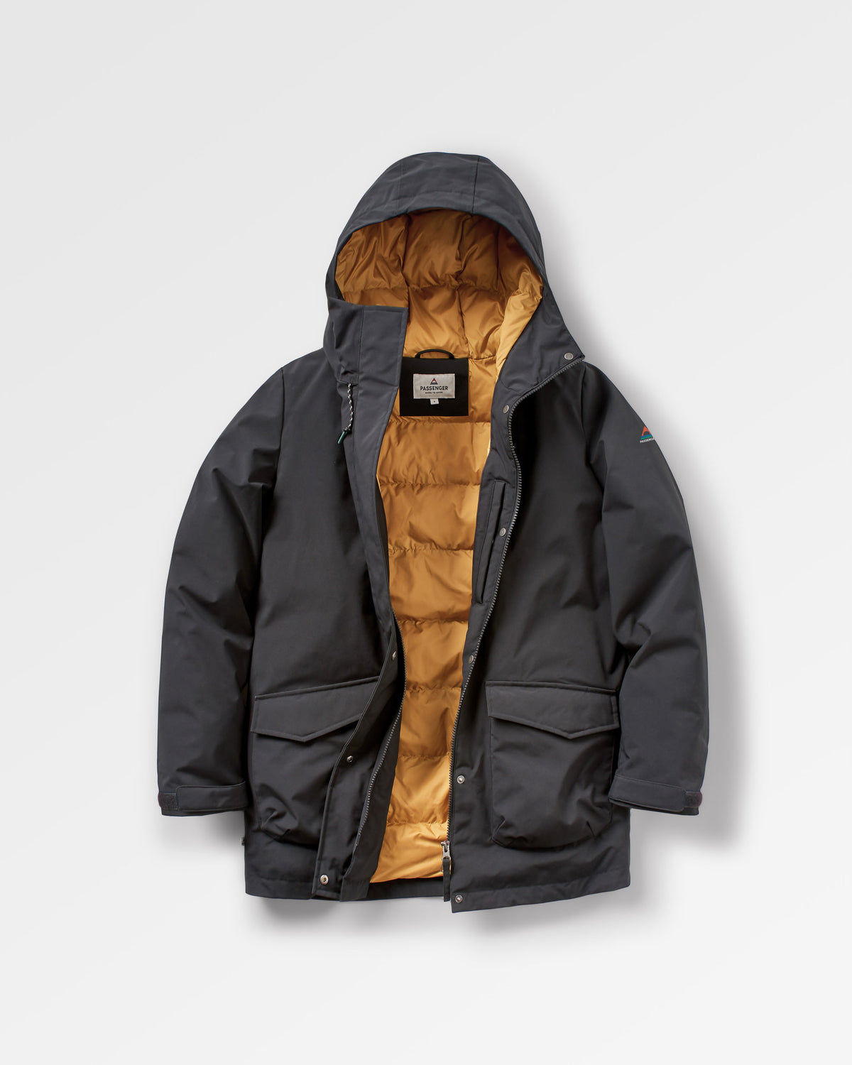 Alaska Insulated Parka - Black - Flatlay