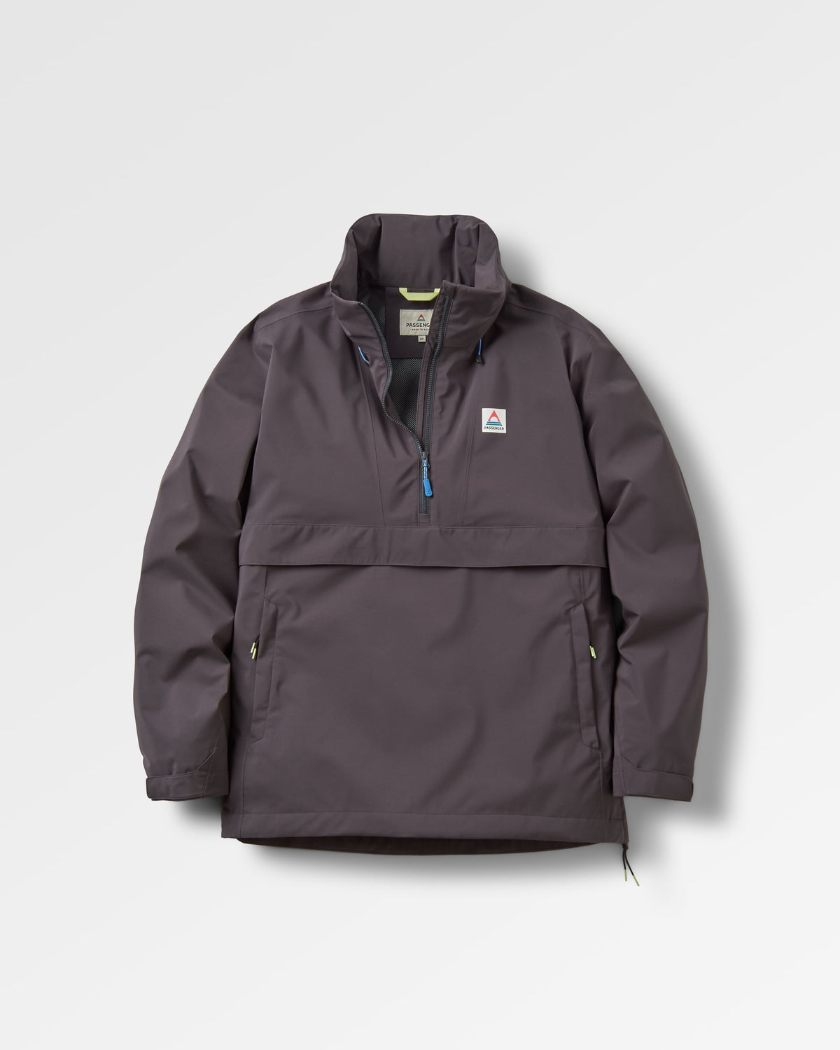 Diablo Waterproof Anorak - Faded Black - Flatlay