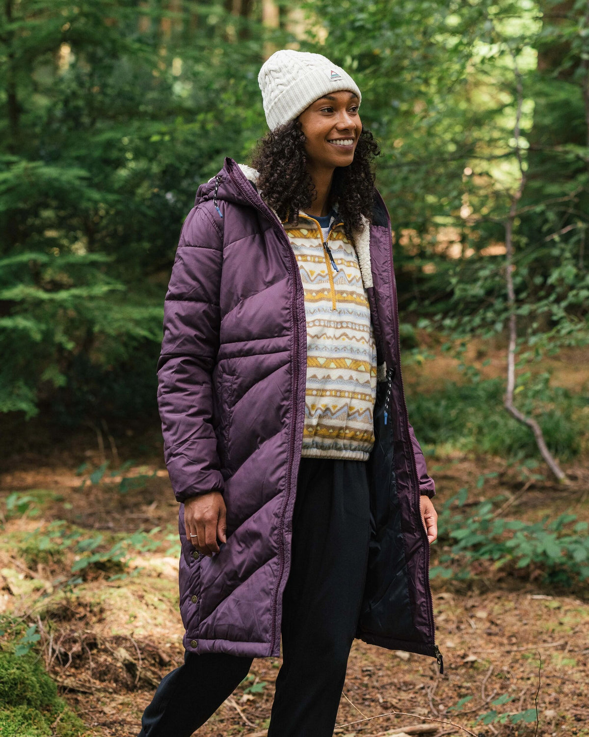 Kinsey Jacket - Deep Plum - Lifestyle
