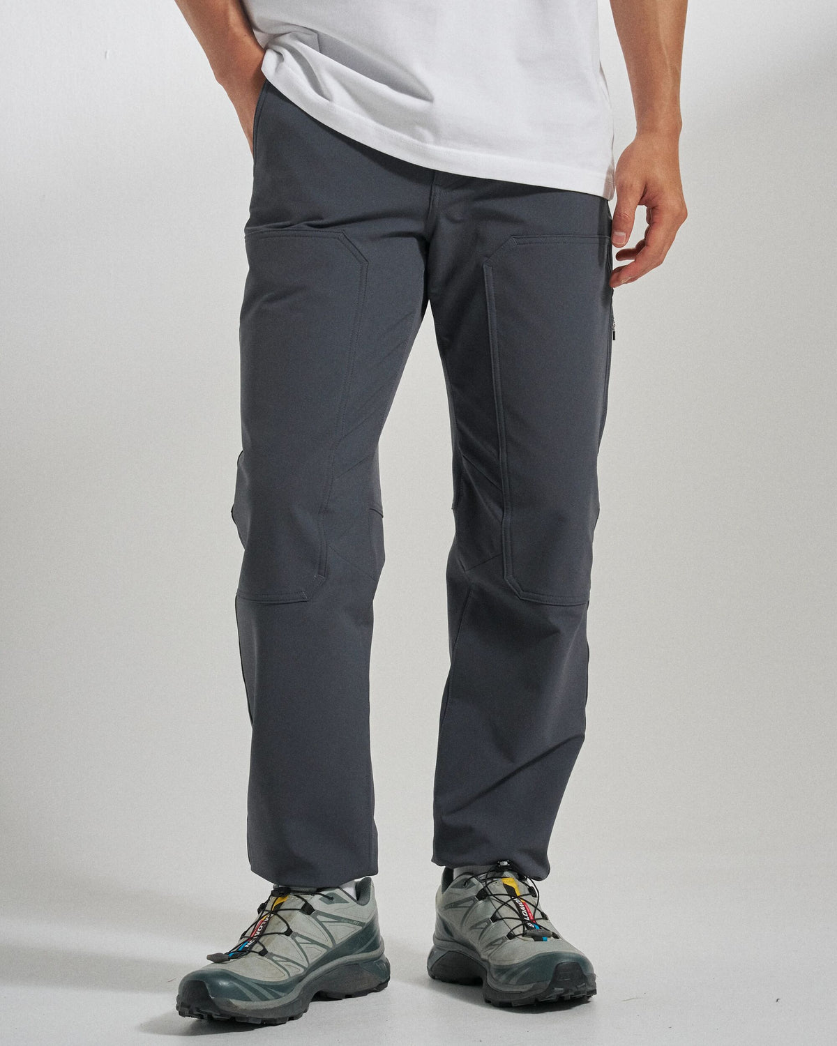 Rockhopper Stretch Active Trouser - Charcoal - Studio Model