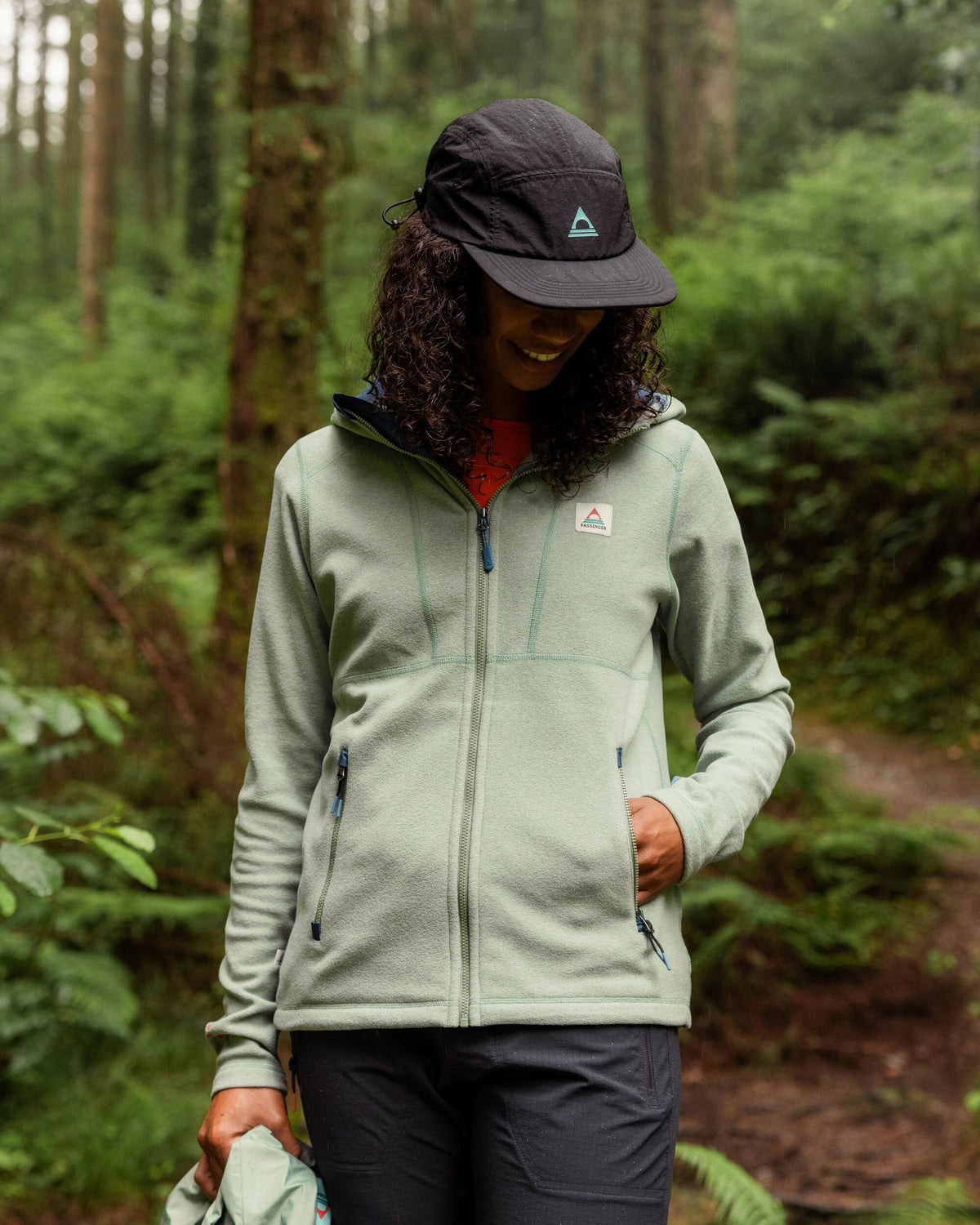 Crest Polartec® Fleece Hoodie - Pistachio - Lifestyle