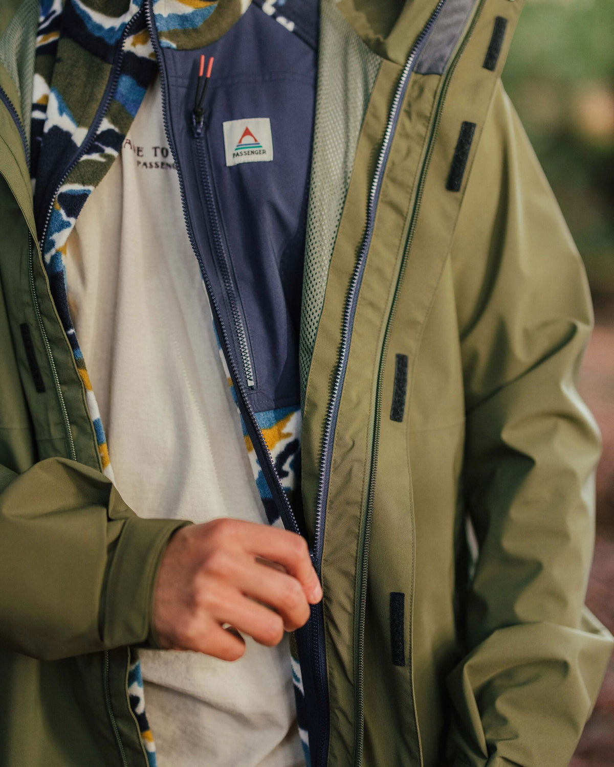 Graniteridge Waterproof 3 in 1 Jacket - Khaki - Lifestyle