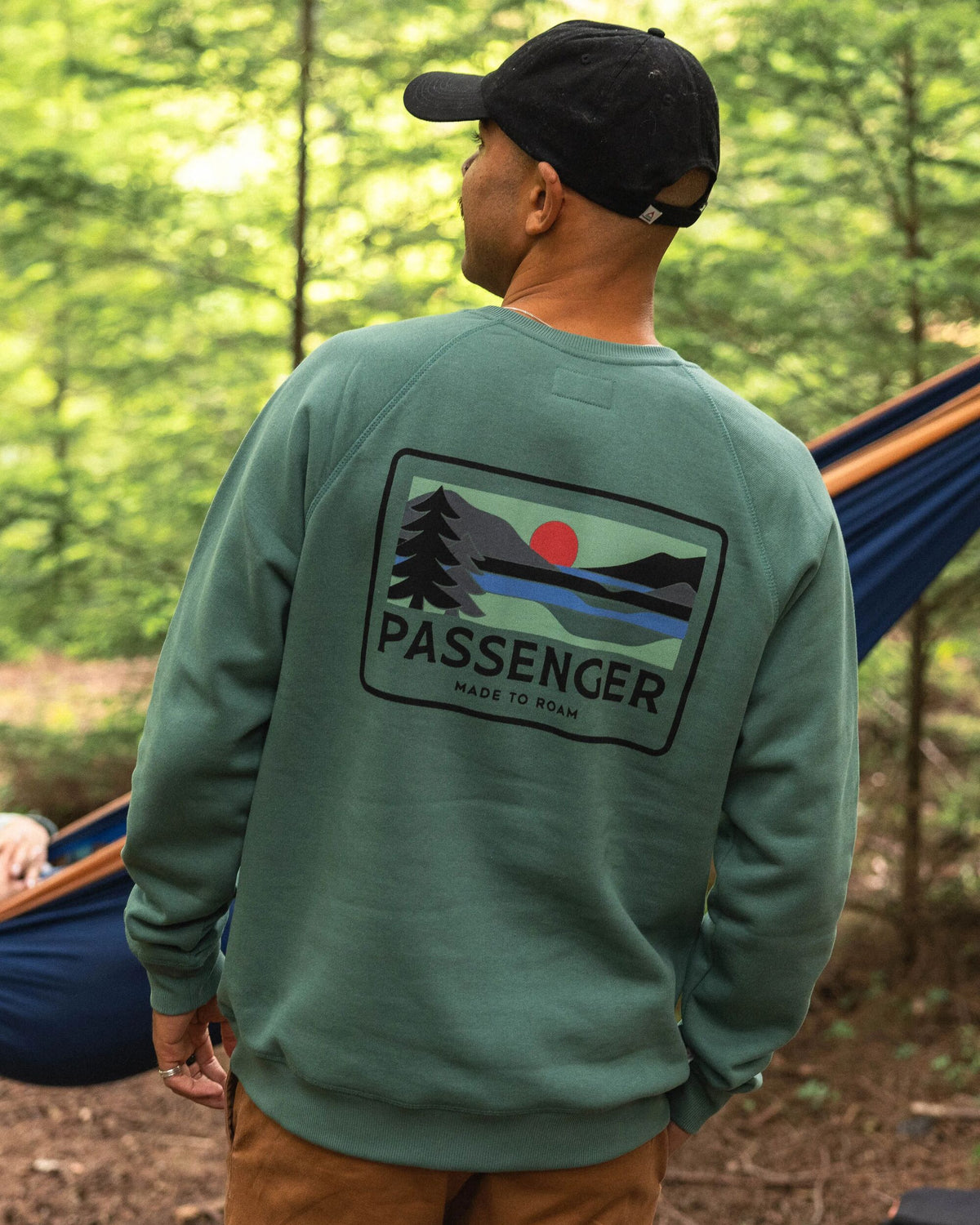 Roamer Men's Sweatshirt - Deep Ocean - Lifestyle