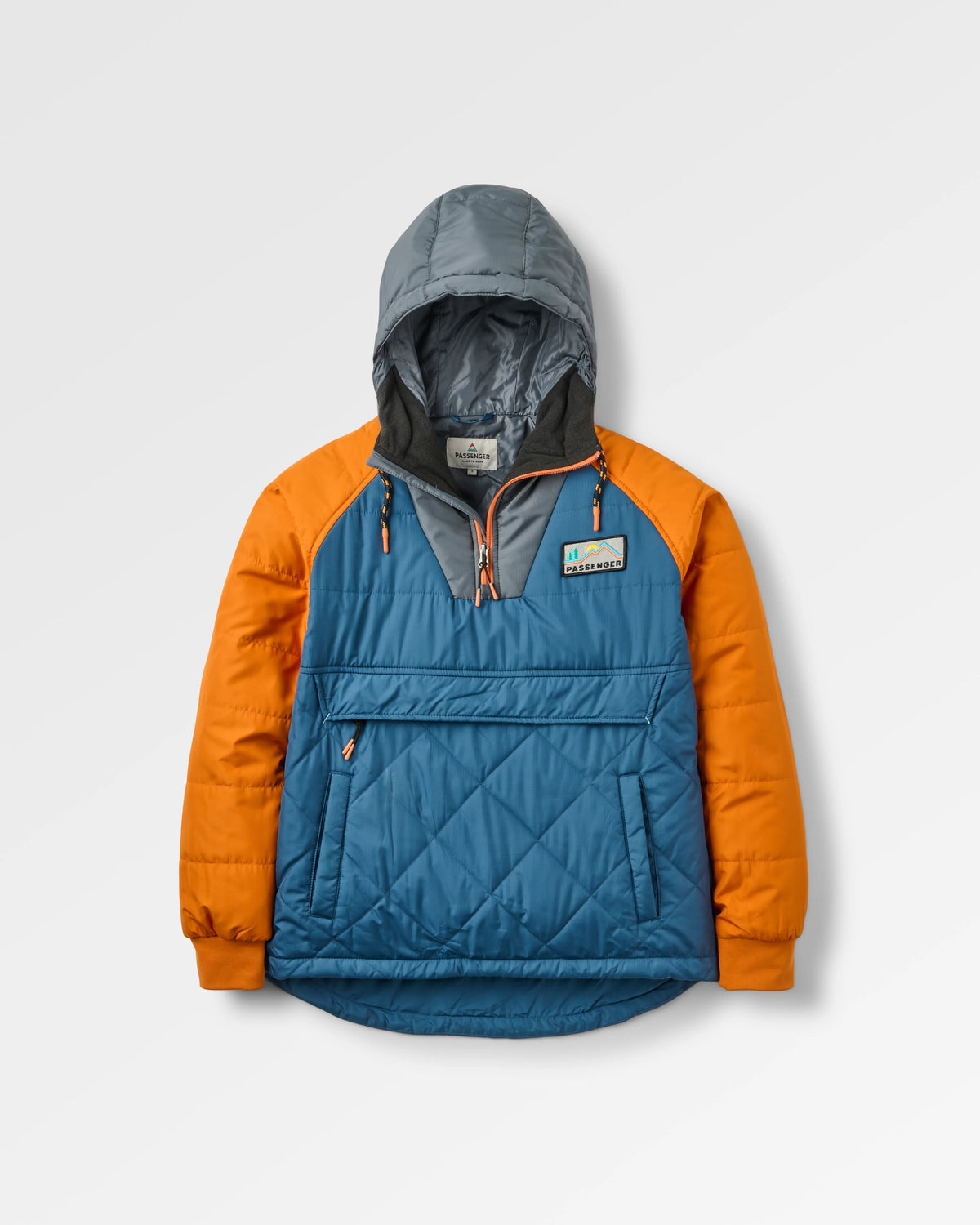 Ocean Insulated Anorak - Ensign Blue - Flatlay
