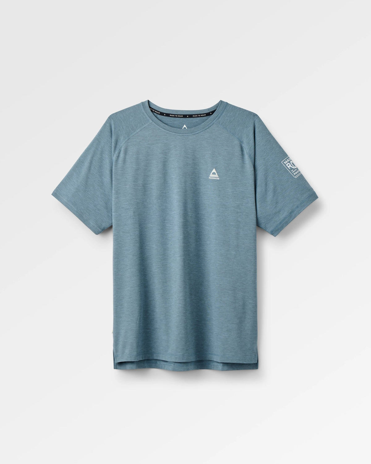 Light Ray Lightweight Surf T-Shirt - Storm Grey Marl - Flatlay