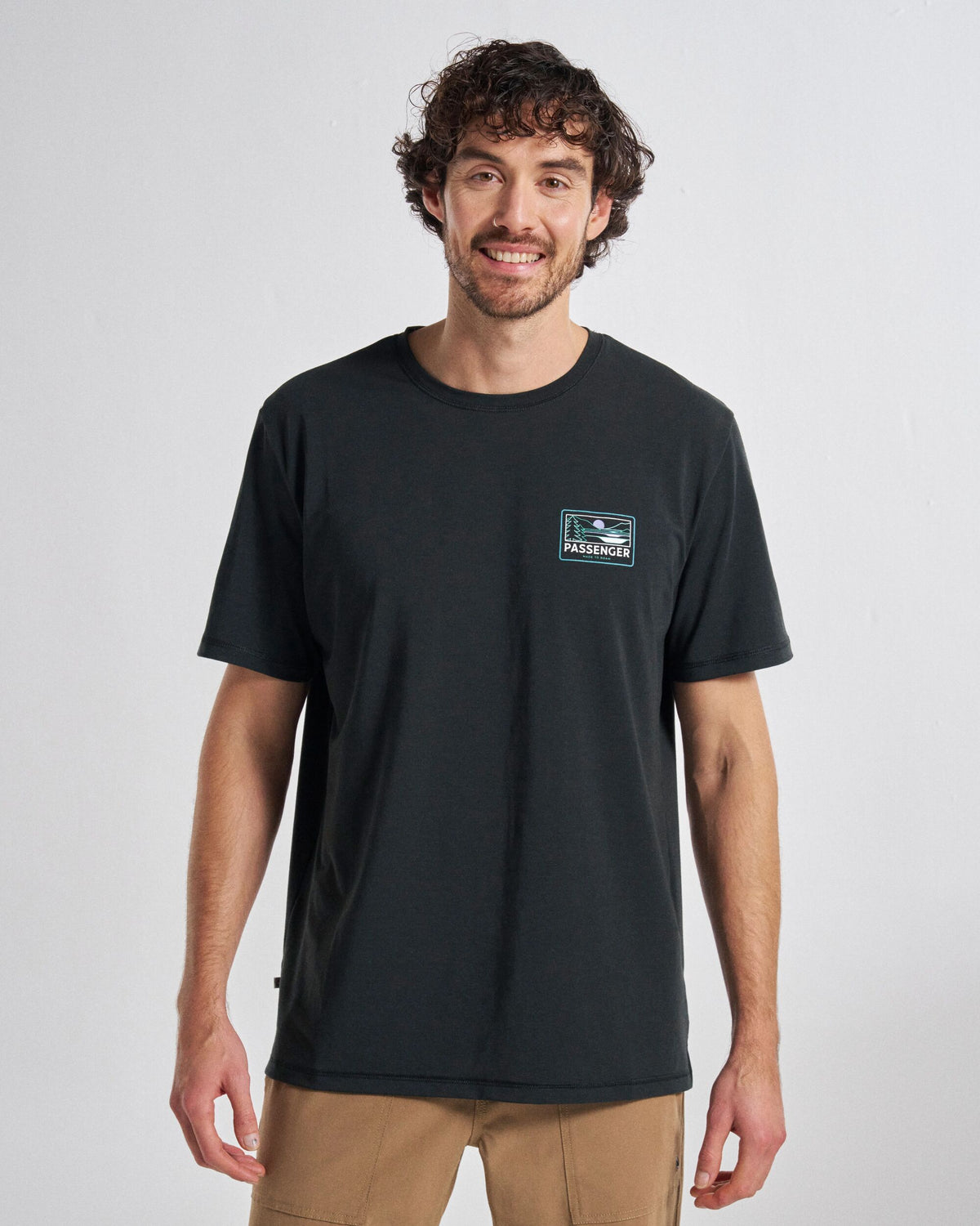 Roamer Men's Drirelease® Active T-Shirt - Black - Studio Model