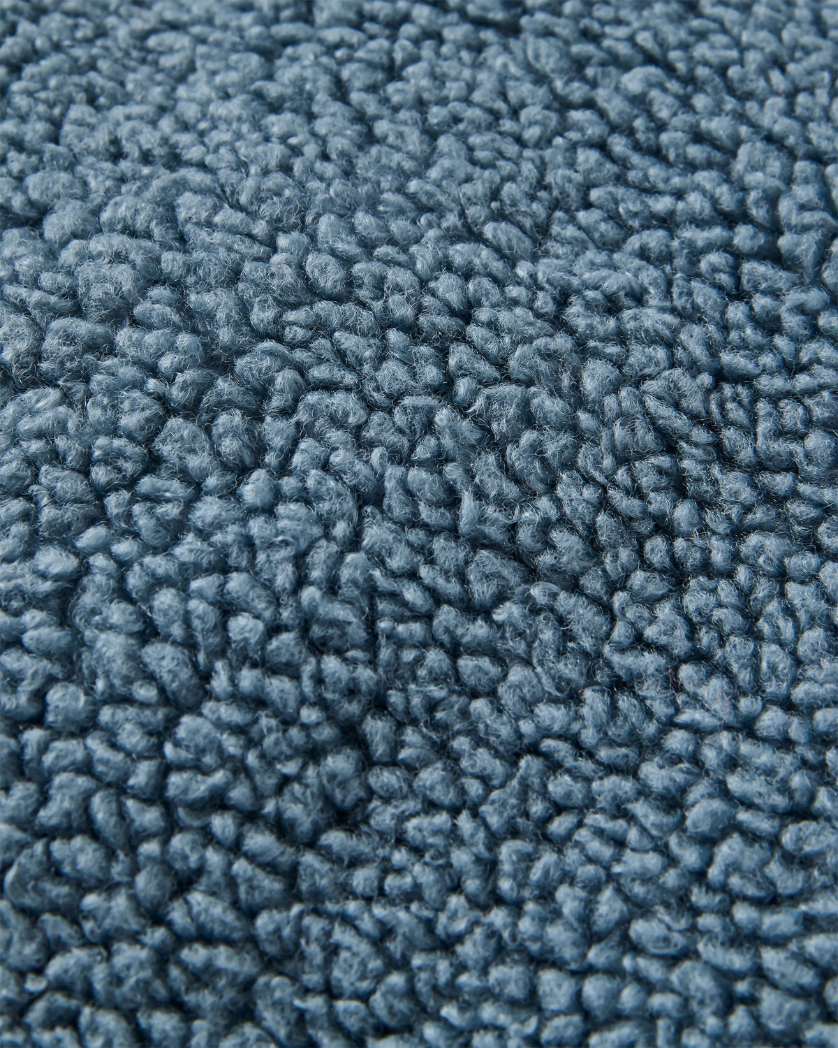 Lucia Sherpa Fleece - Stormy Blue - Flatlay