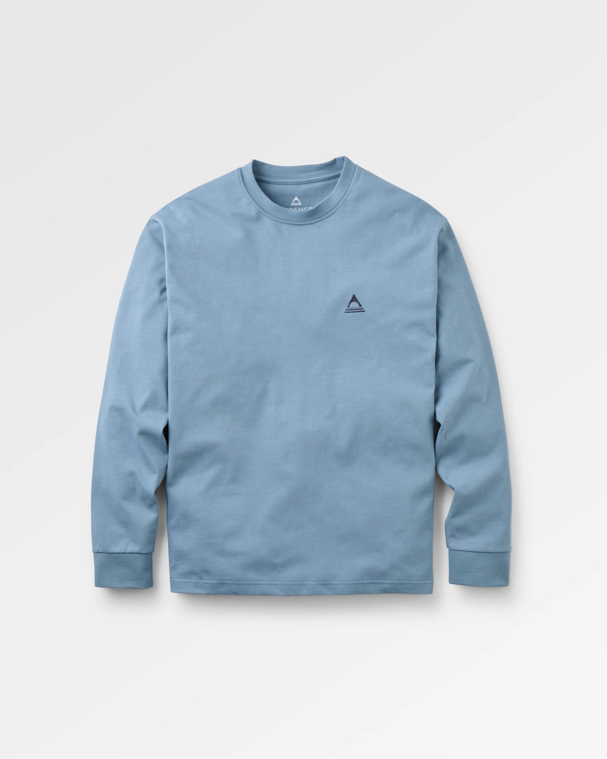 Vita Logo Relaxed Fit LS T-Shirt - Stormy Blue - Flatlay