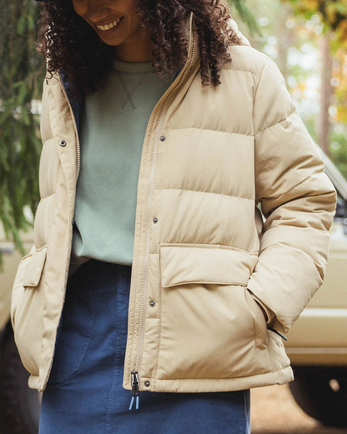 Nook Down Jacket - Stone - Lifestyle