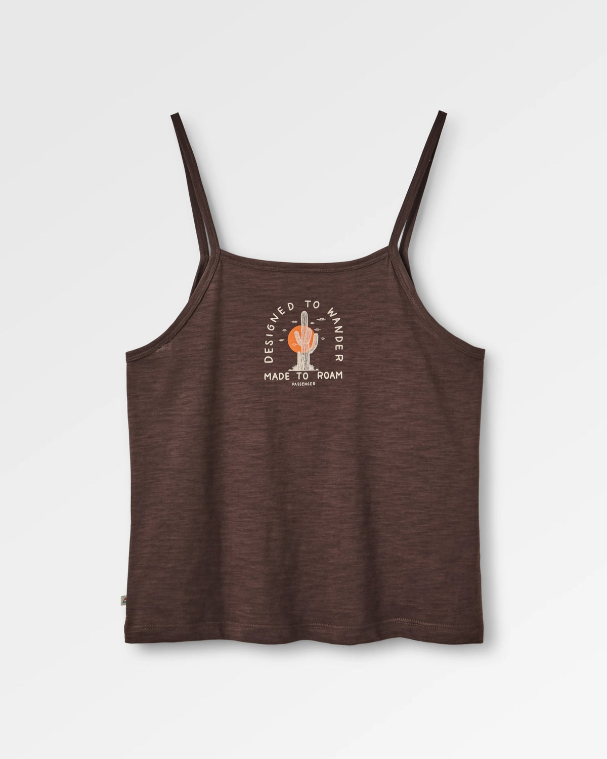 Explore Strappy Vest - Espresso - Flatlay