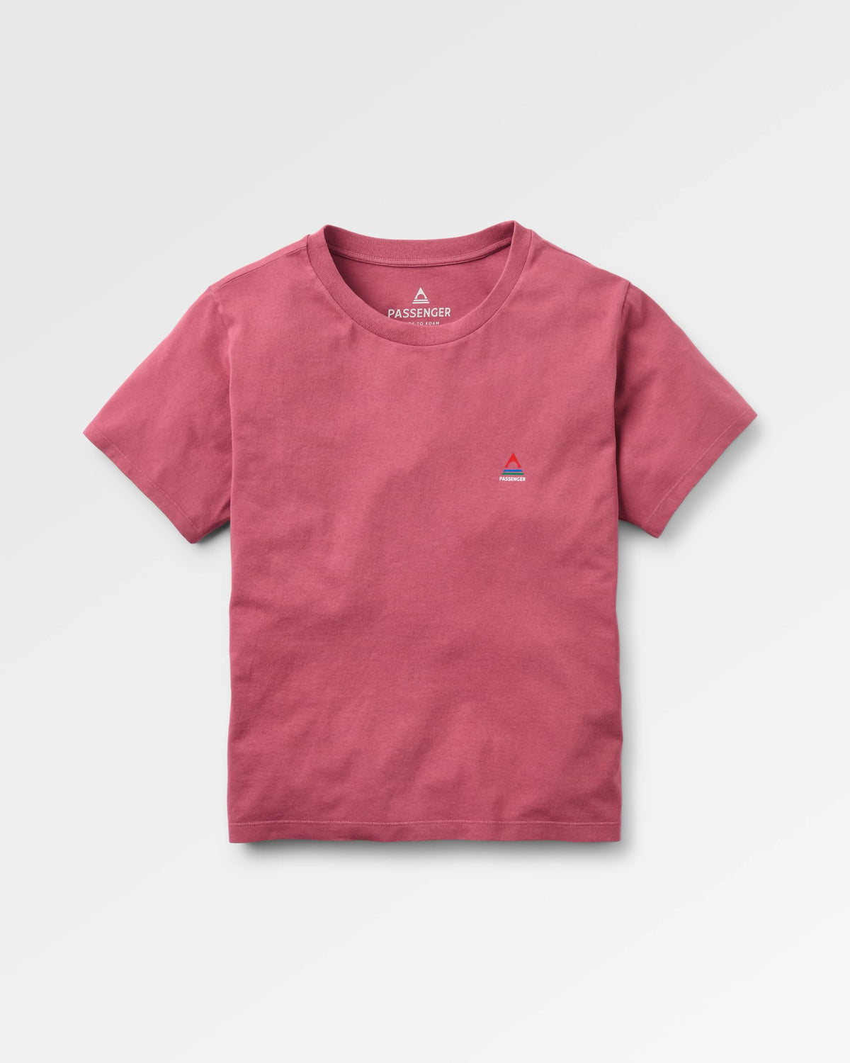 Classic T-Shirt - Maroon - Flatlay