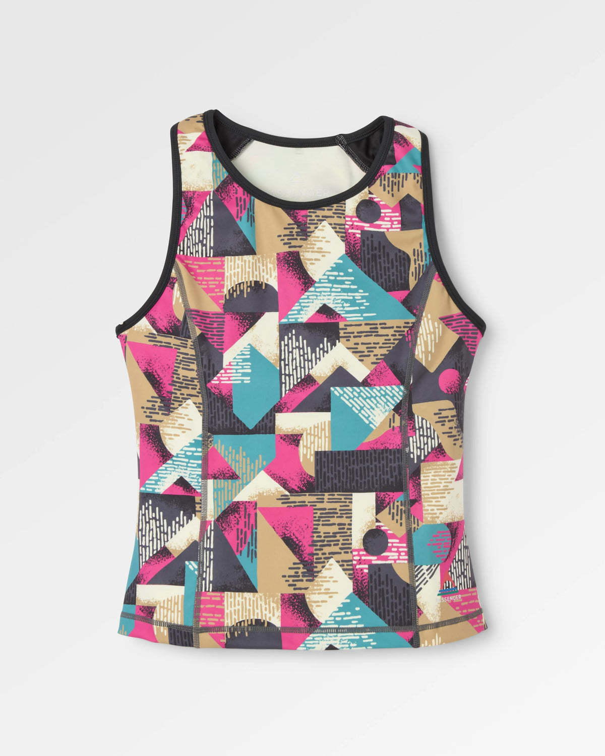 Solscape Active Vest - Mosaic Mountain Charcoal - Flatlay