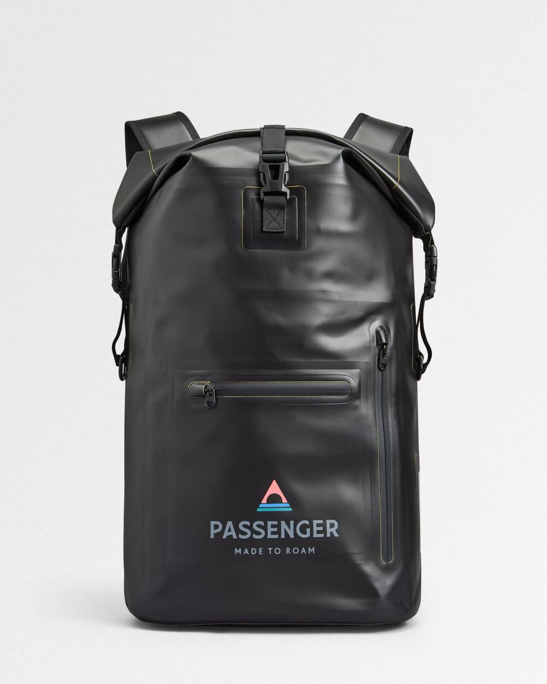 Tide 25L Dry Bag Backpack - Black - Flatlay