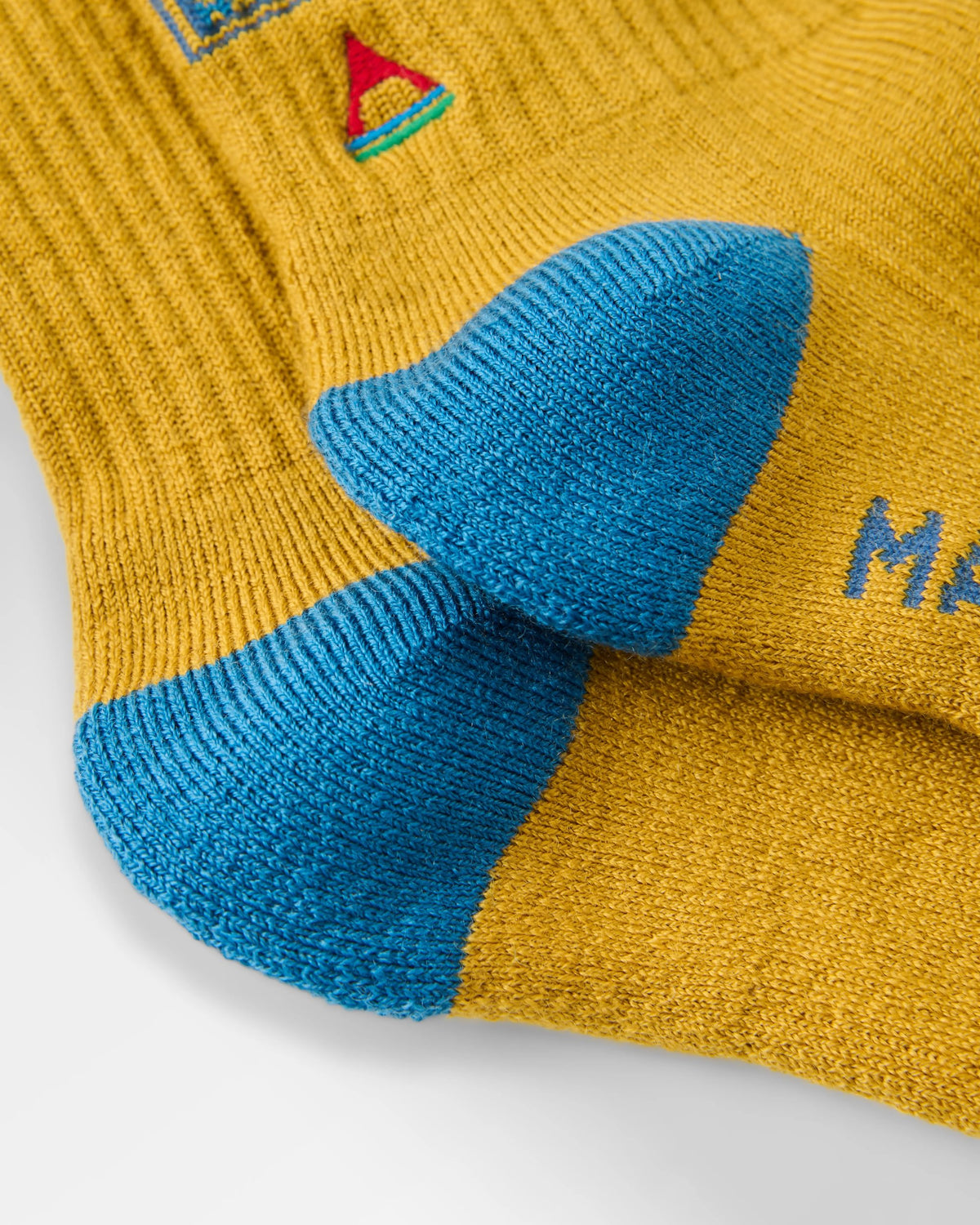 Thuring Merino Socks - Mustard Yellow - Flatlay