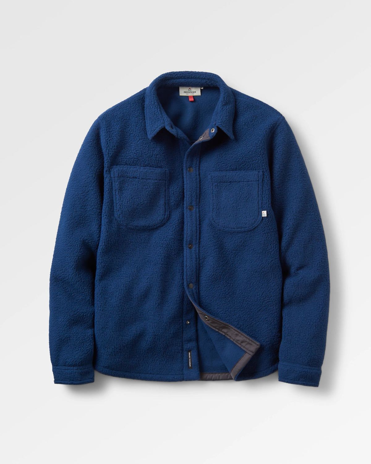 Backcountry Sherpa Fleece Shirt - Rich Navy - Flatlay